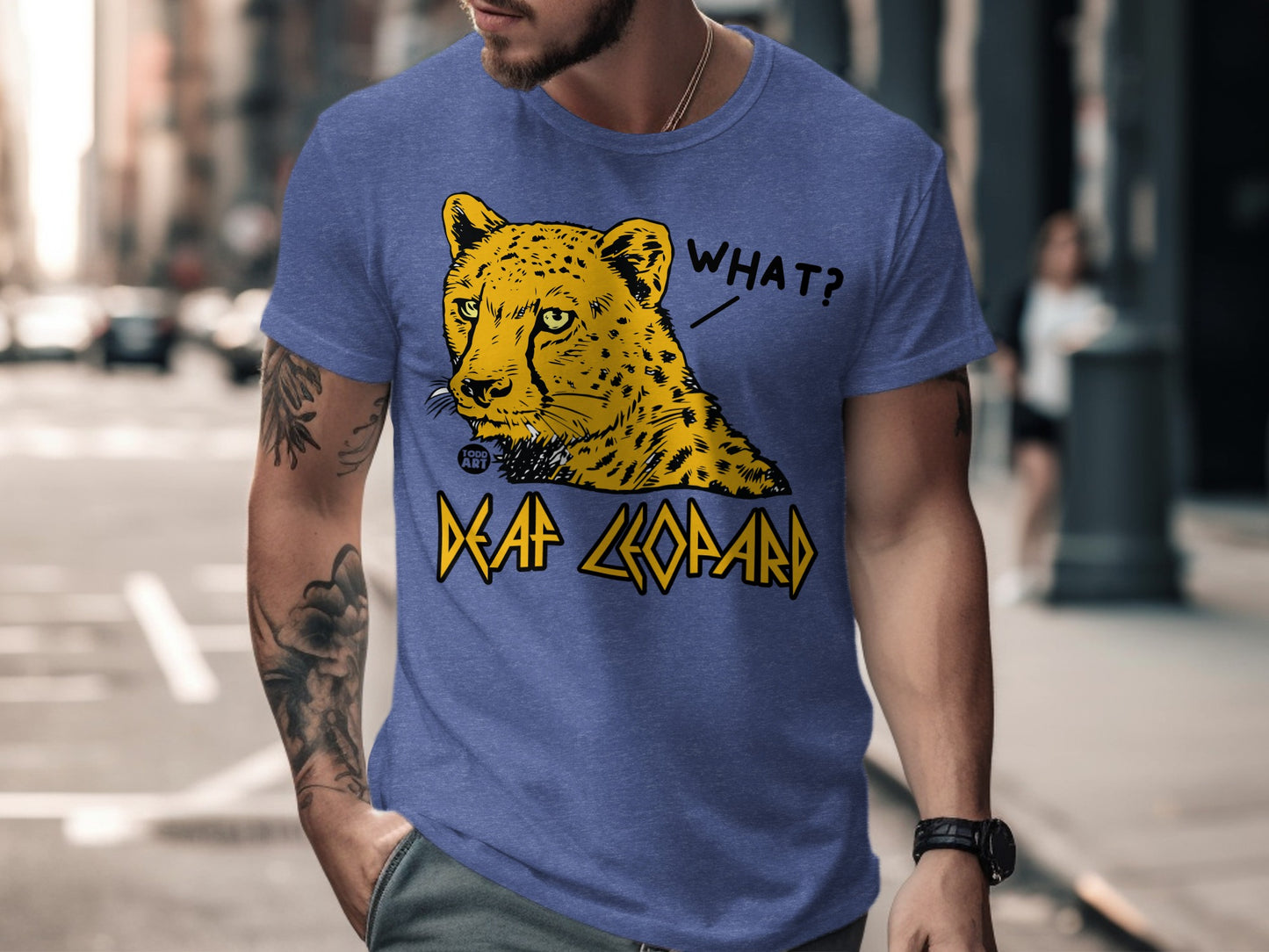 Deaf Leopard What Graphic T-Shirt product