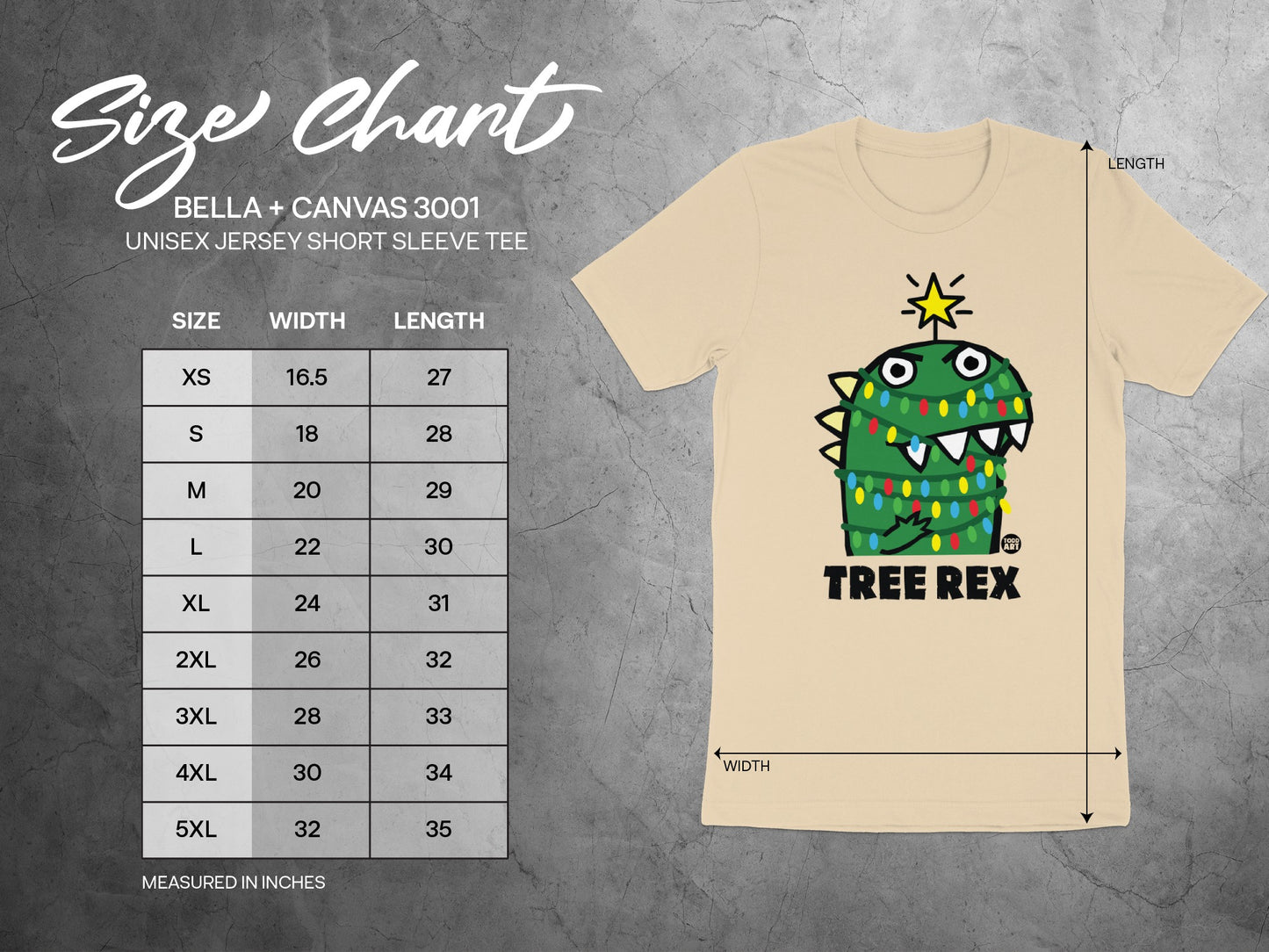 Fun Tree Rex Graphic Unisex Jersey Tee product