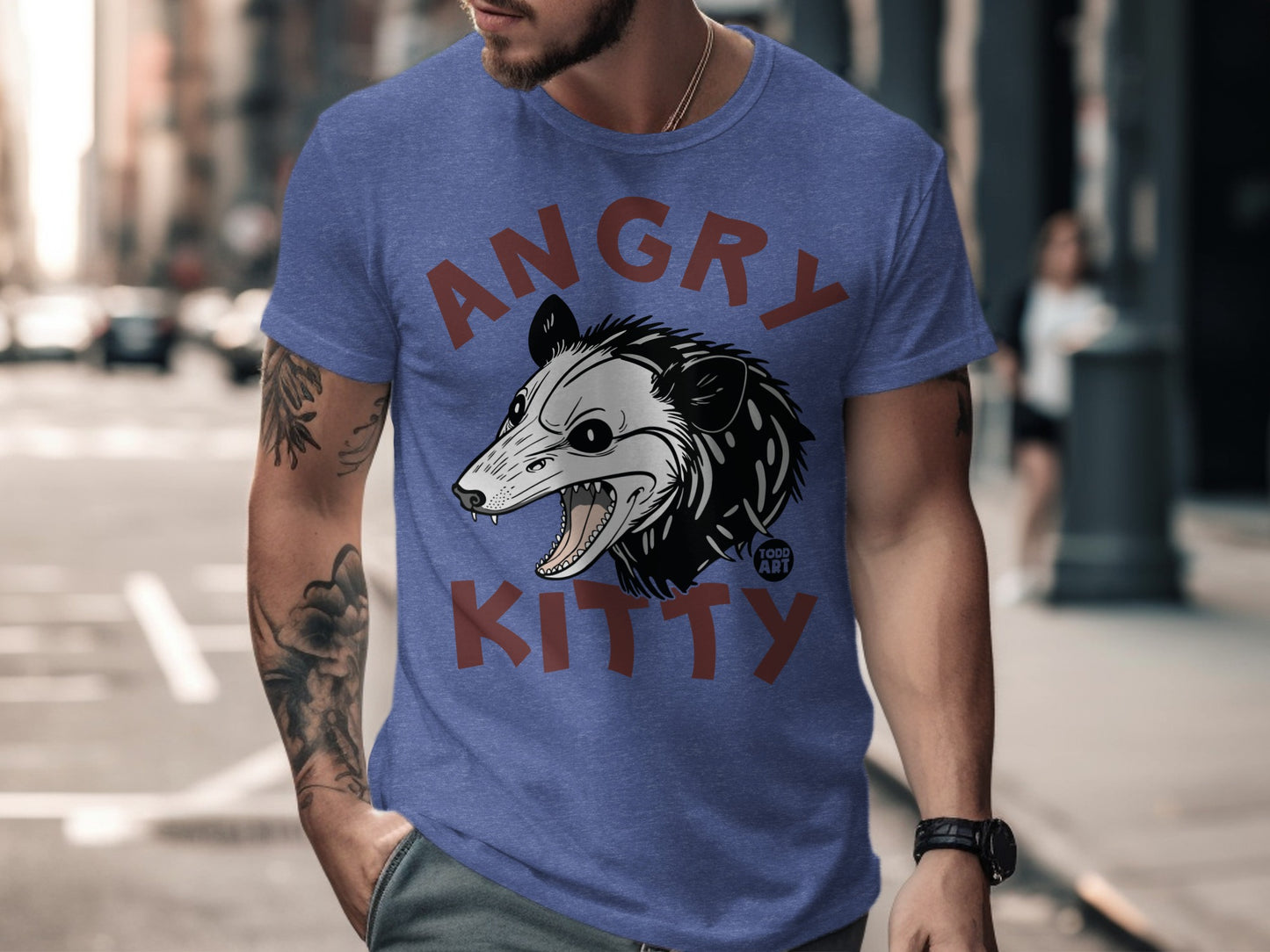 Wear it with attitude Angry Kitty shirt