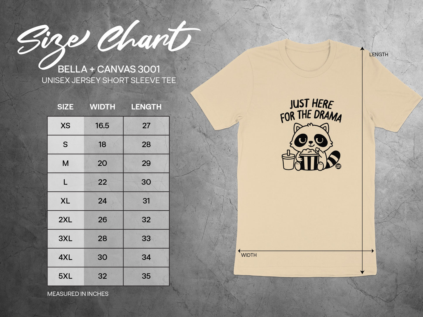 Just Here For The Drama Short Sleeve Tee