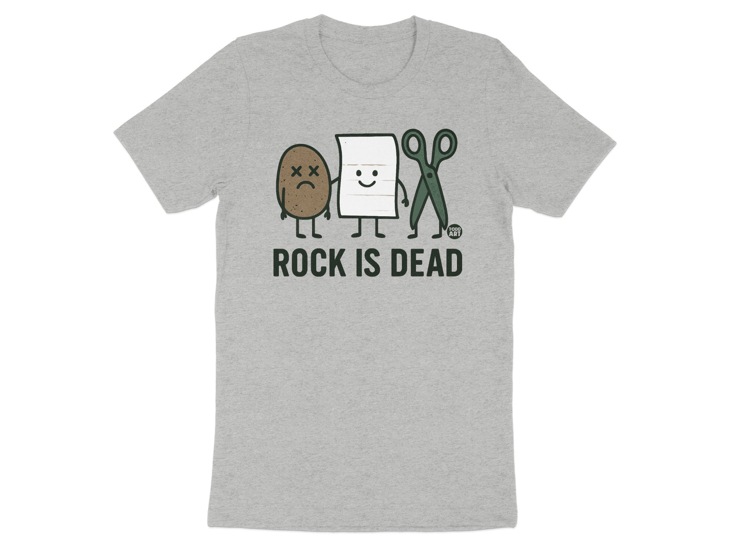 Rock Is Dead Graphic Tee Shirt product type
