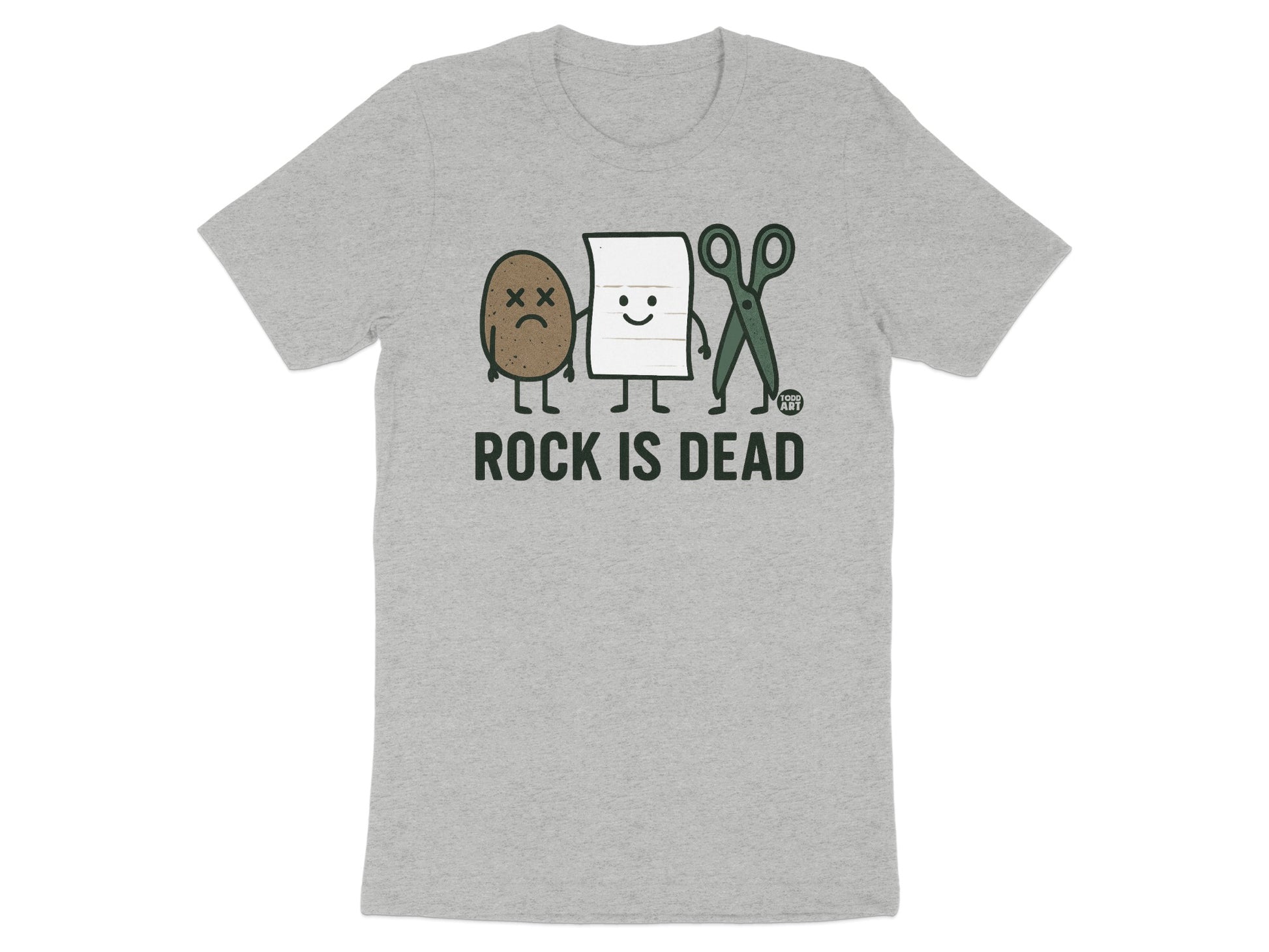 Rock Is Dead Graphic Tee Shirt product type
