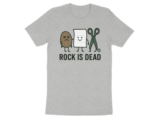 Rock Is Dead Graphic Tee Shirt product type