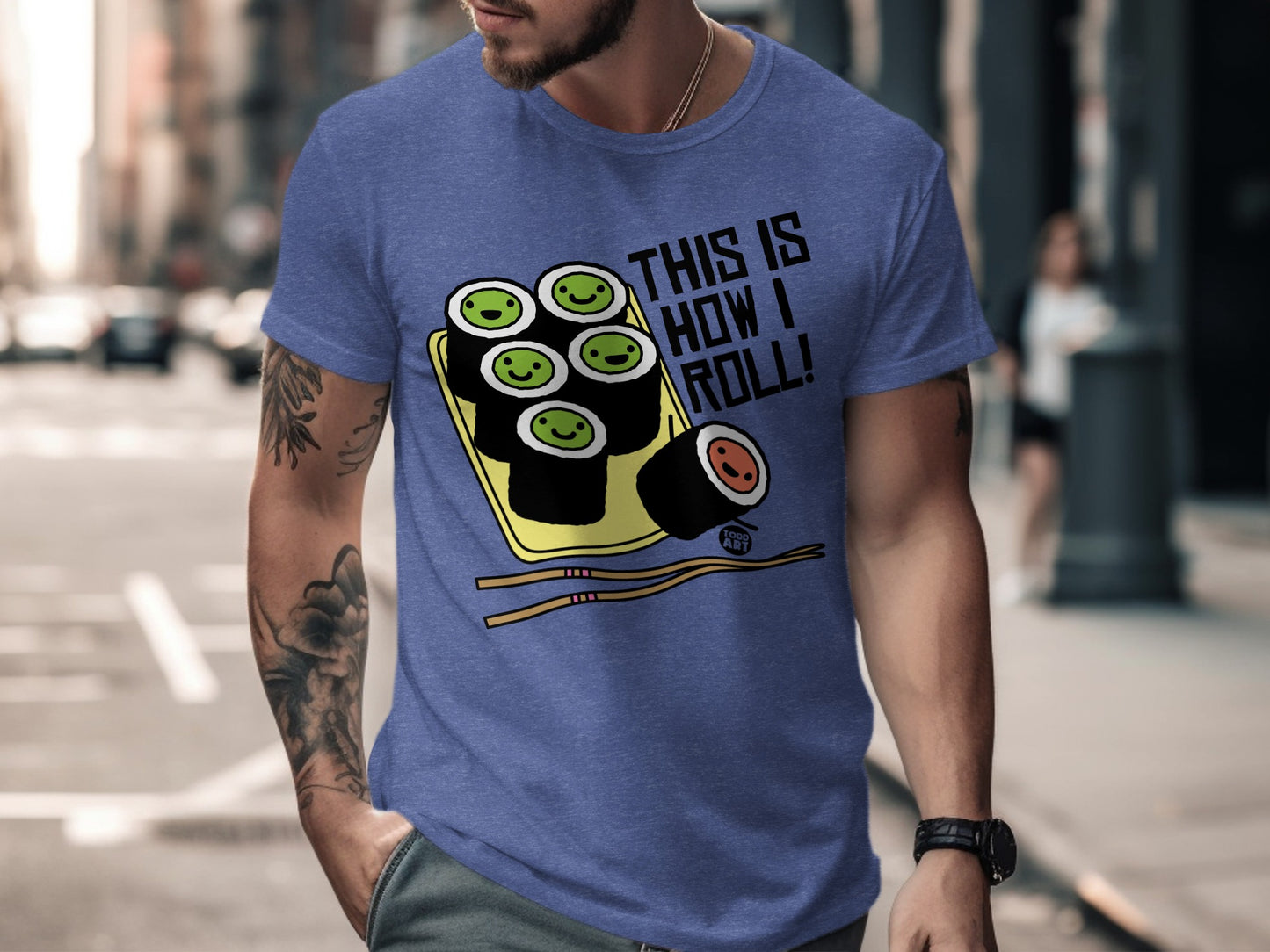 This Is How I Roll Sushi Graphic T-shirt product
