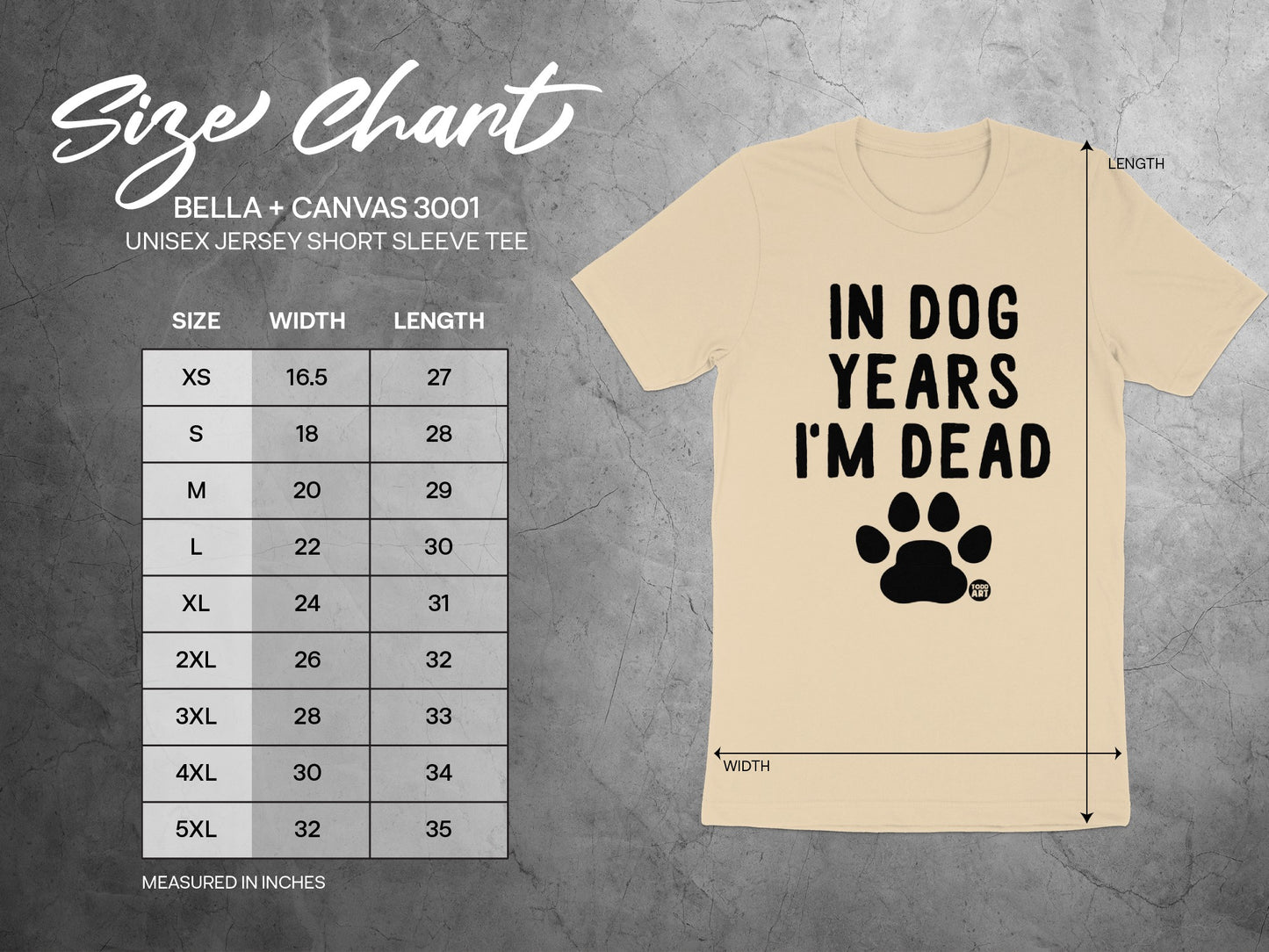 In Dog Years I'm Dead Unisex Jersey Short Sleeve Tee product