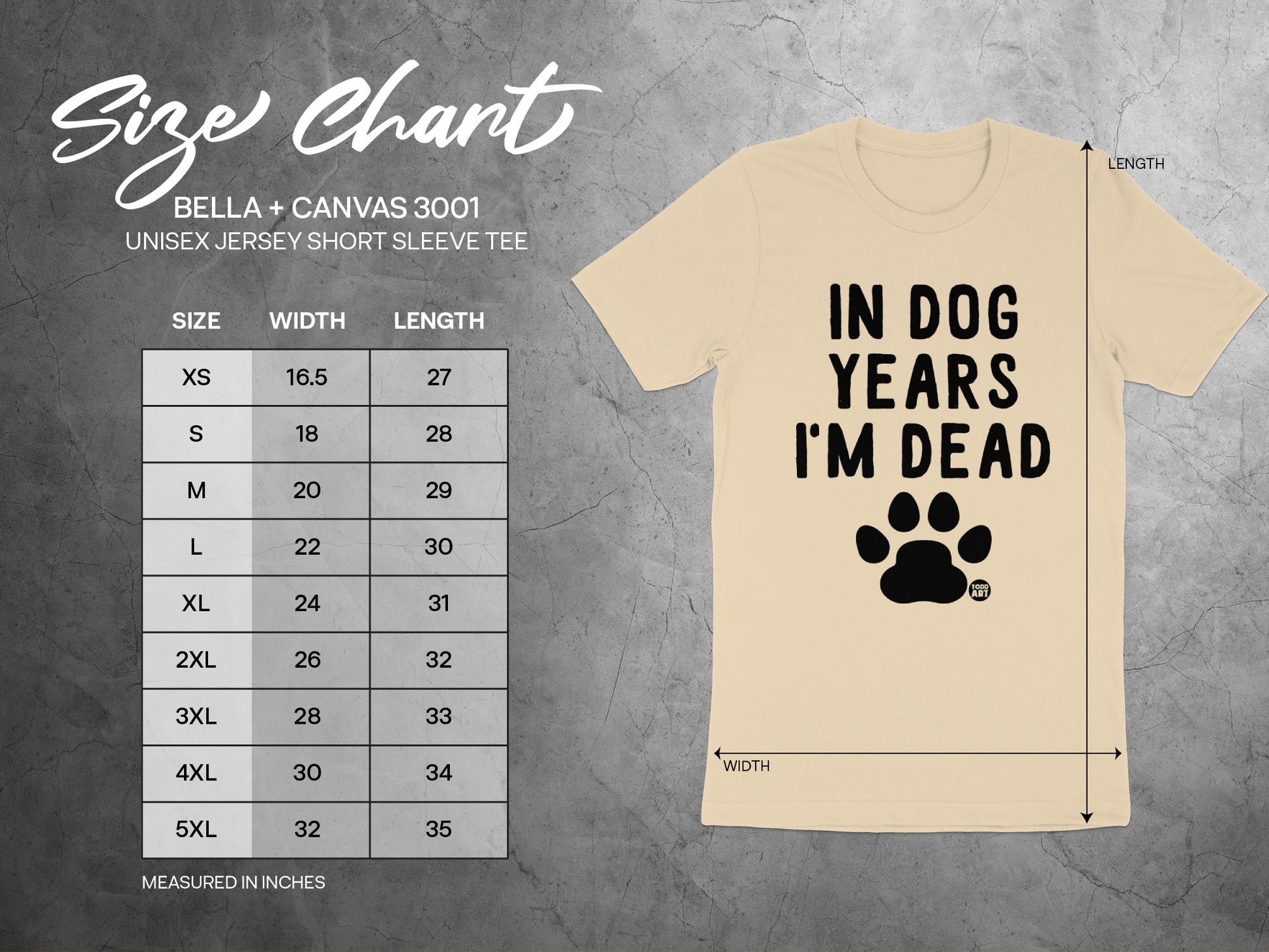In Dog Years I'm Dead Unisex Jersey Short Sleeve Tee product
