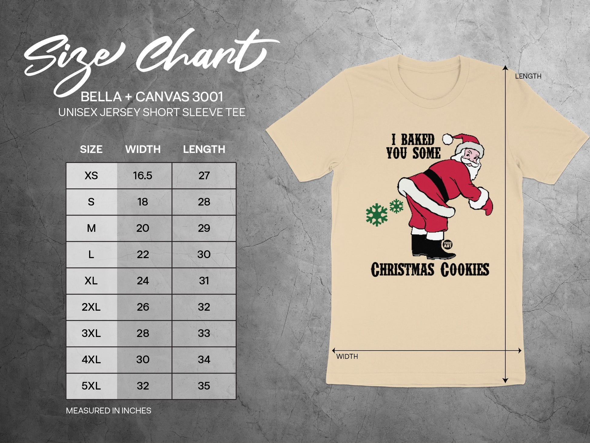 I Baked You Some Christmas Cookies Tee product