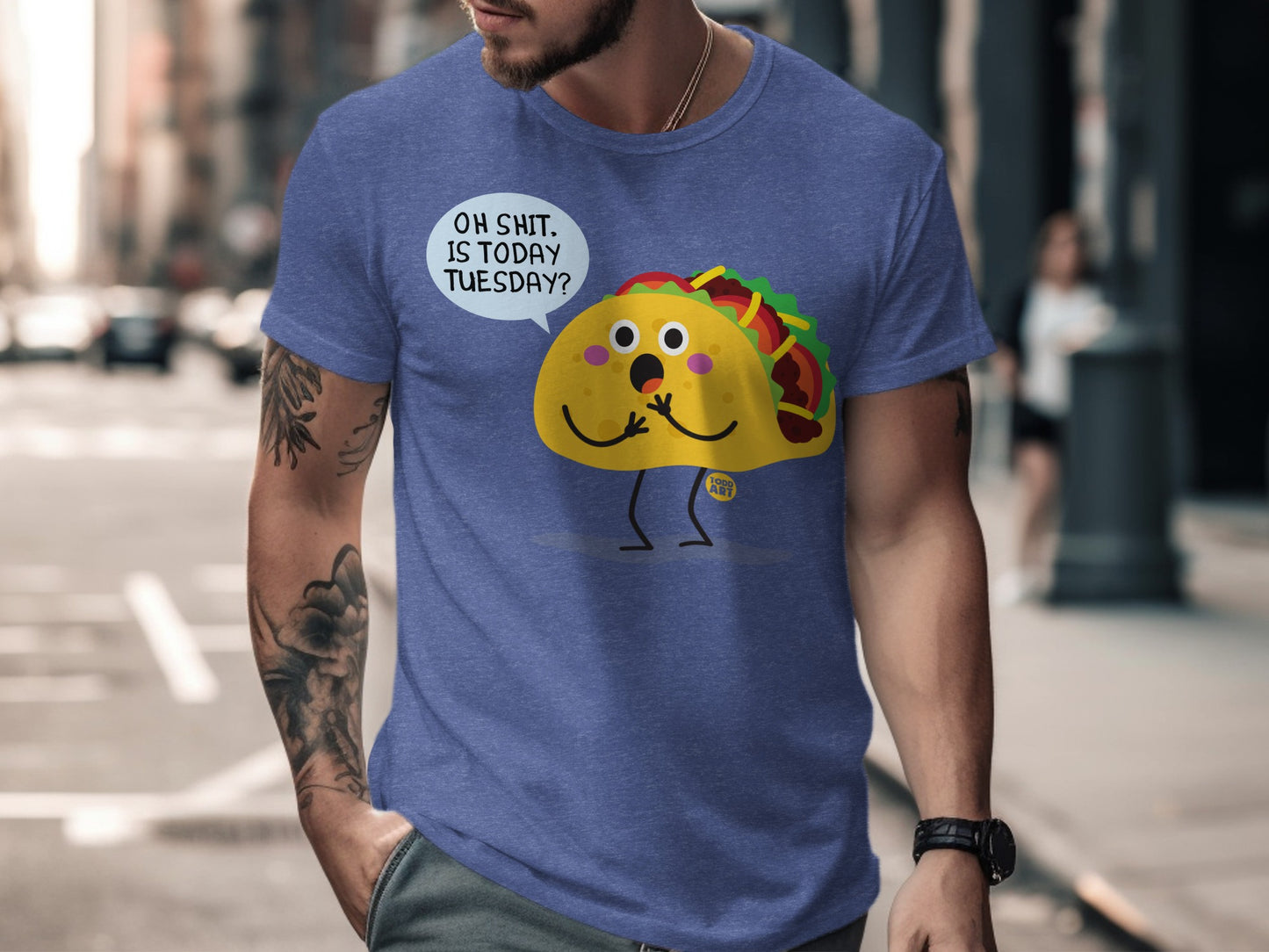 Oh Shit Is Today Tuesday Funny Taco Graphic Tee