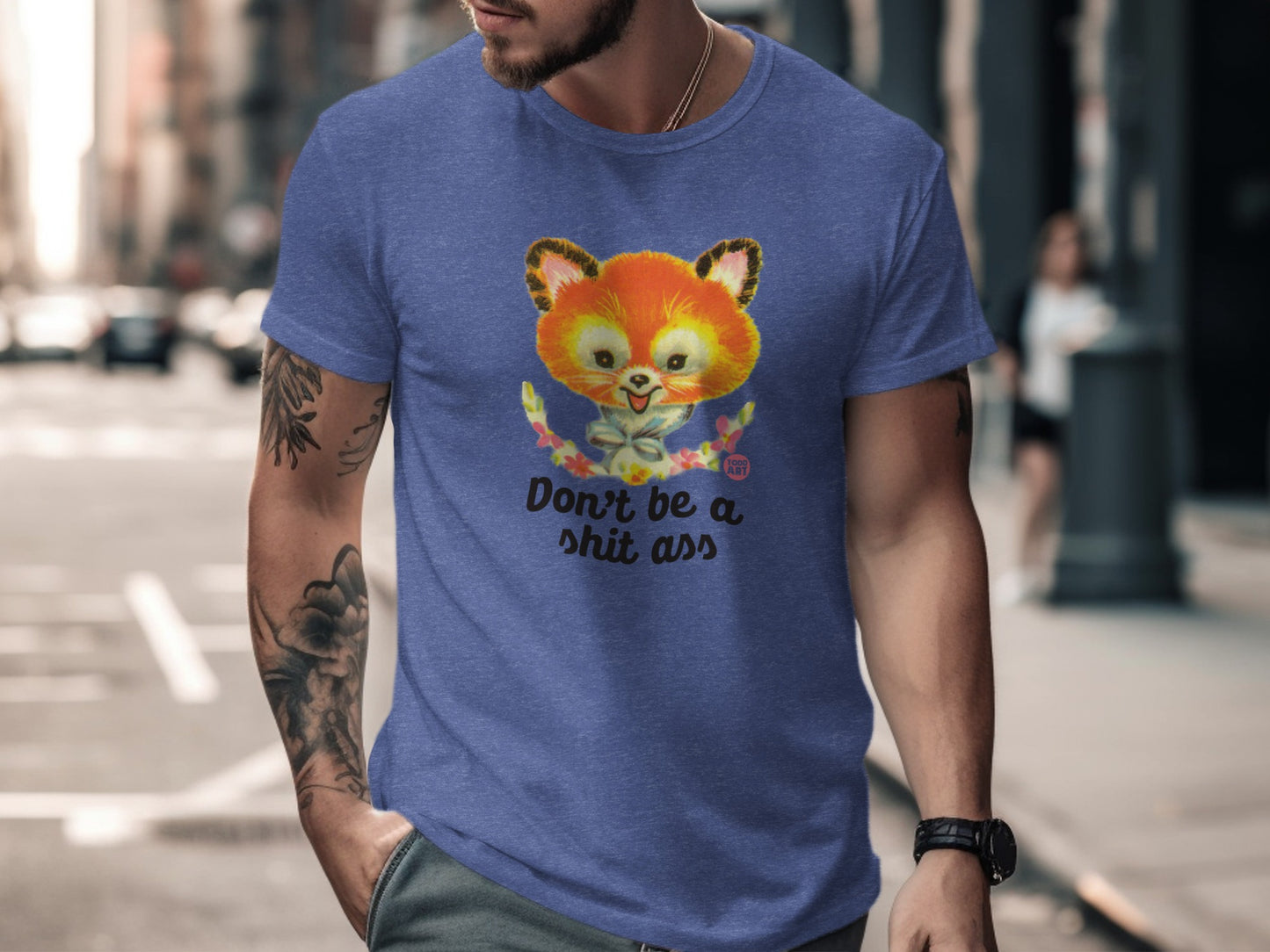 Don't Be a Shit Ass Fox Graphic Design Shirt product type