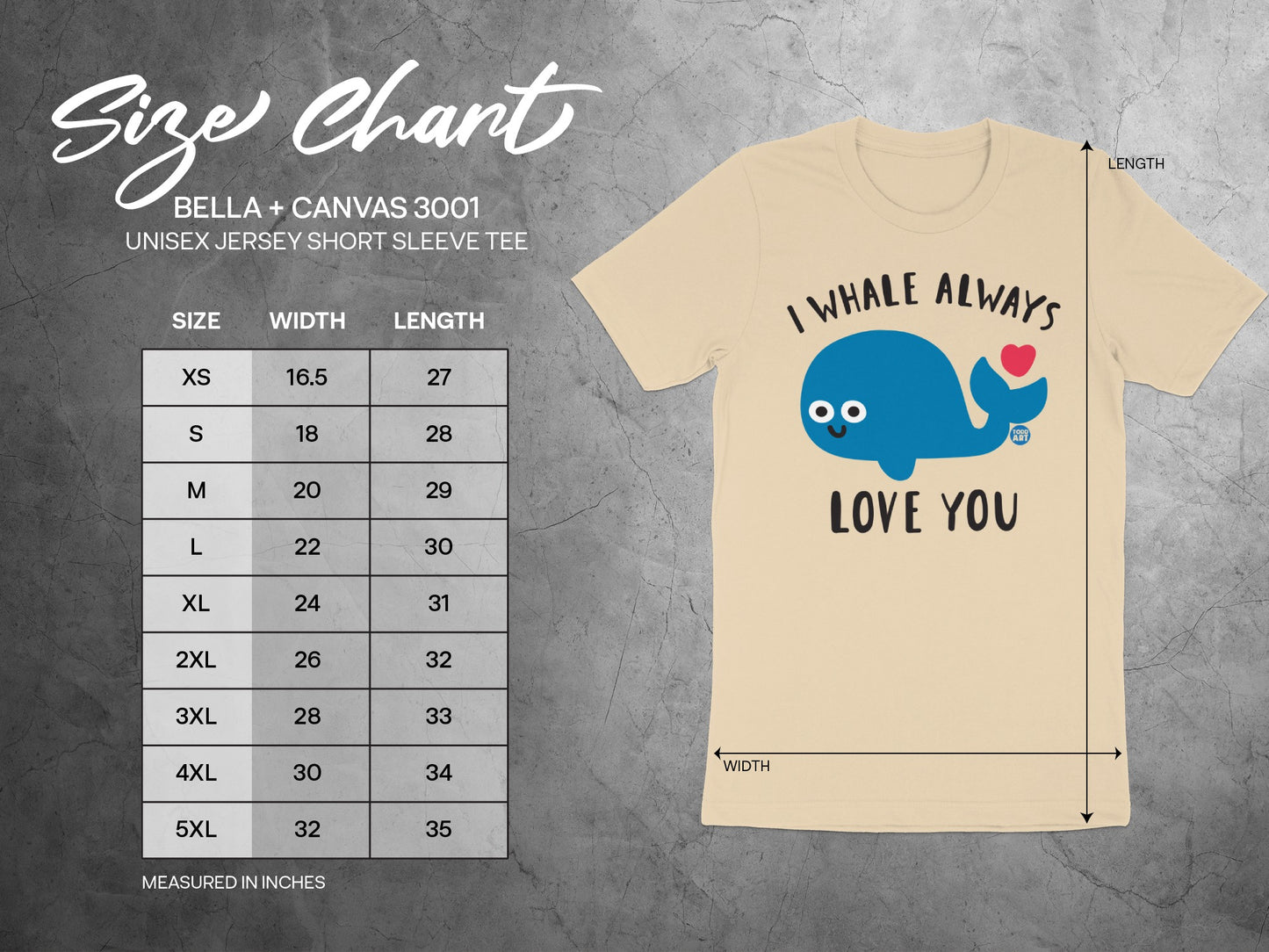 Cute Whale Always Love You Unisex T-Shirt