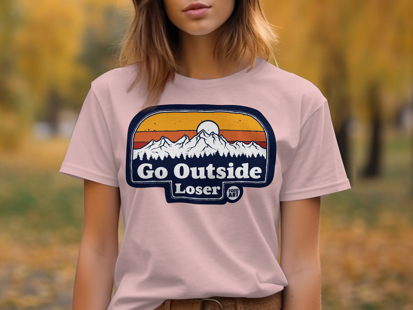 Go Outside Loser Graphic Tee Shirt product type