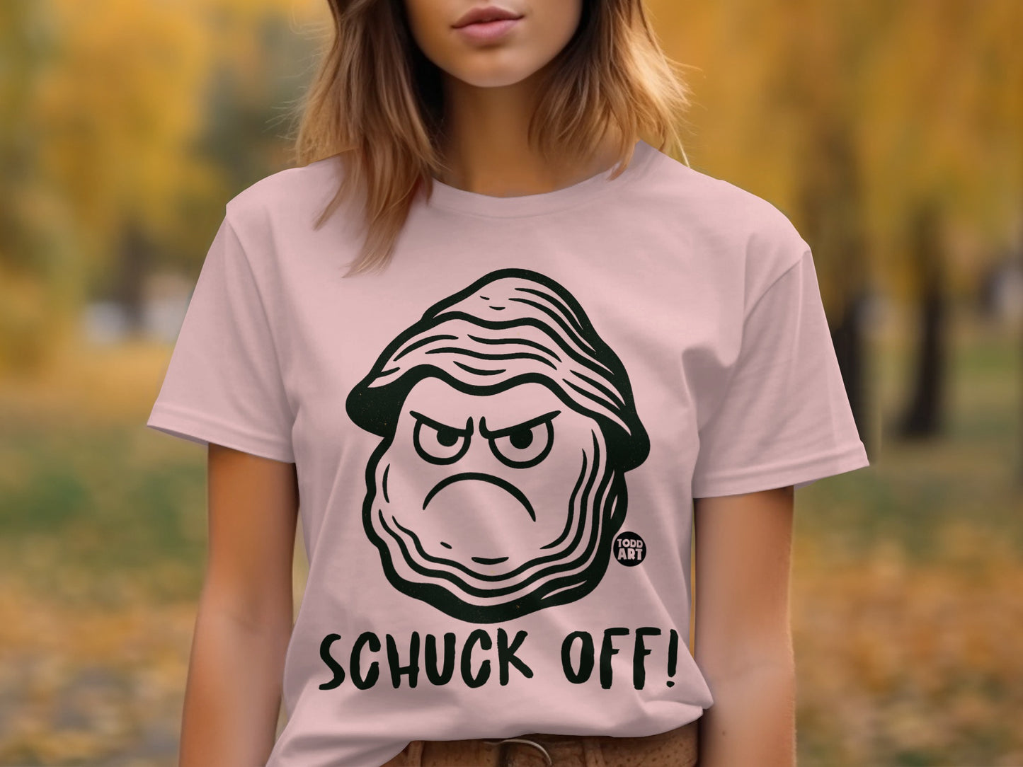 Angry Oyster Schuck Off Graphic T-Shirt product