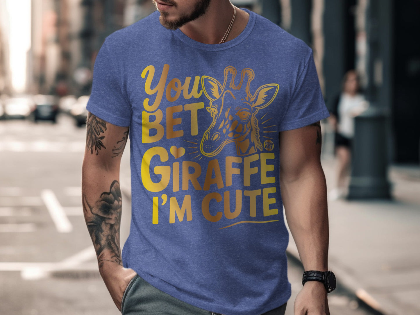 You Bet Giraffe I'm Cute Graphic Tee product
