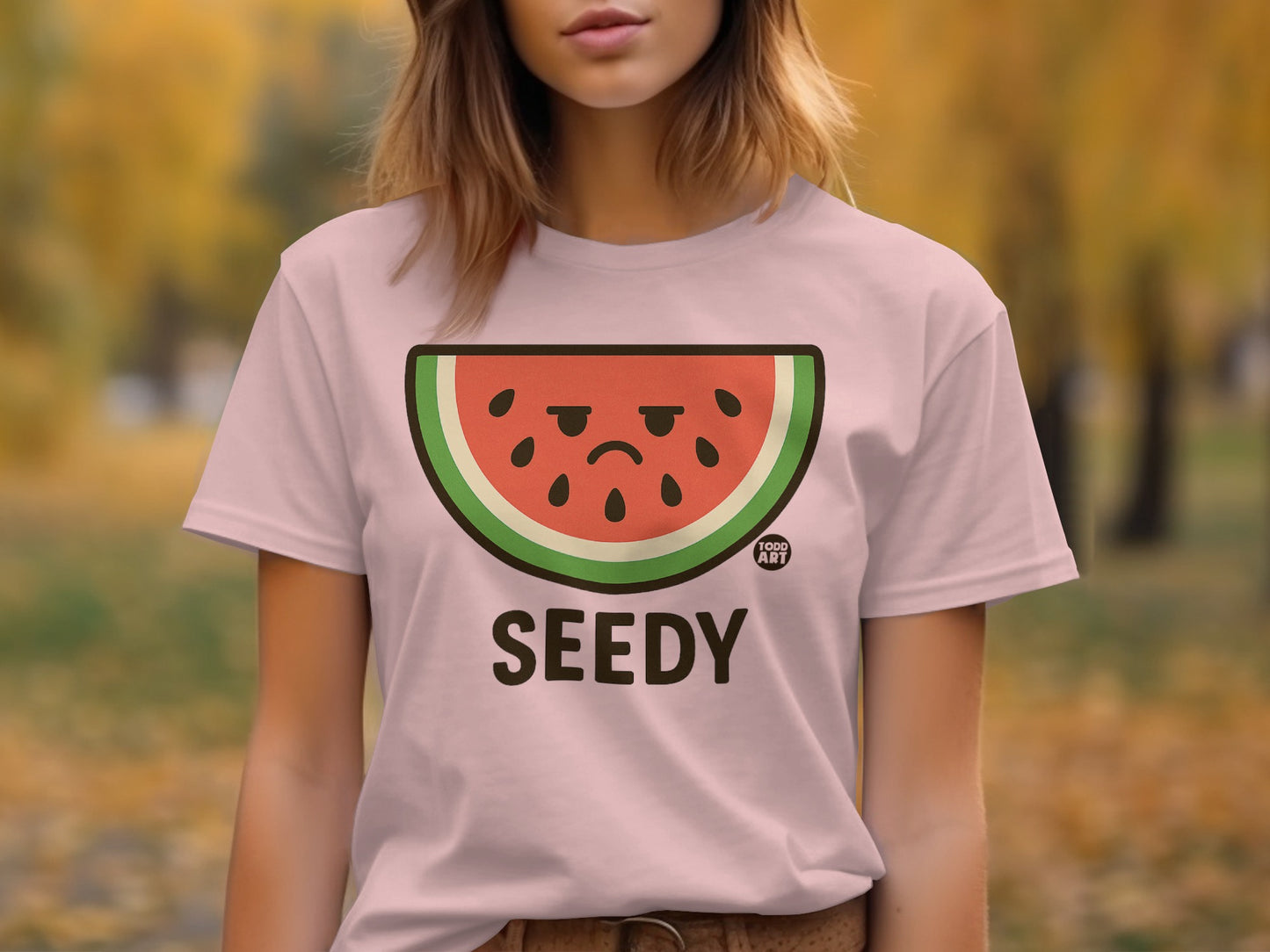 Seedy Watermelon Graphic Tee Shirt for Casual Wear product type