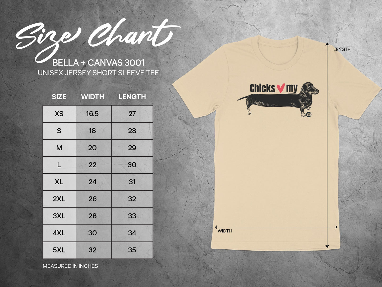 Chicks Love My Dachshund Unisex Jersey Short Sleeve Tee product