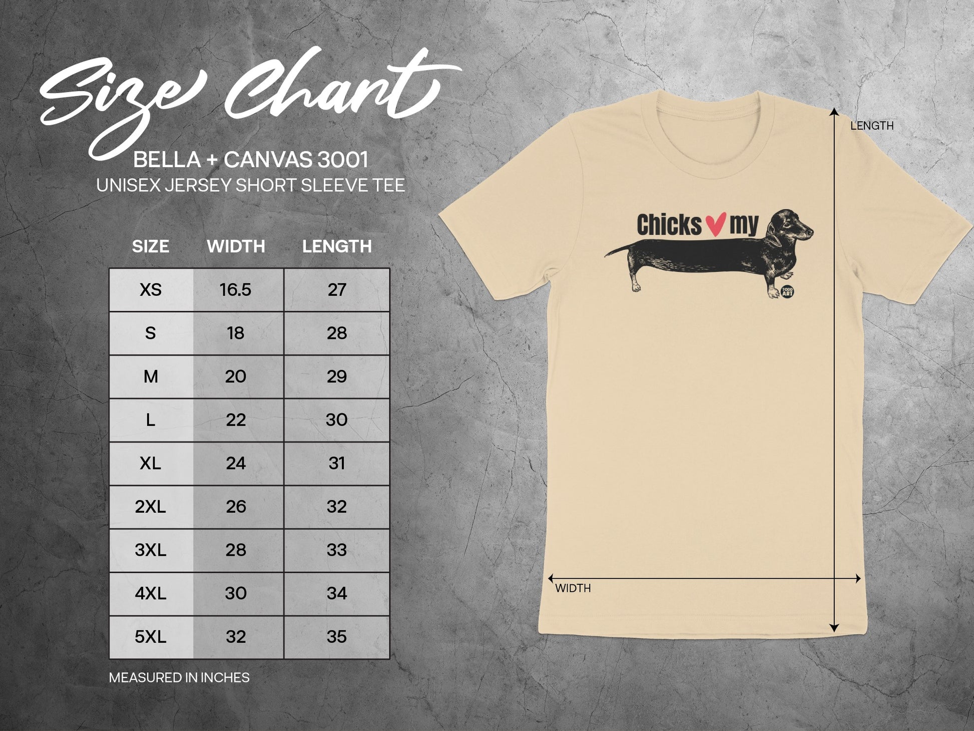 Chicks Love My Dachshund Unisex Jersey Short Sleeve Tee product