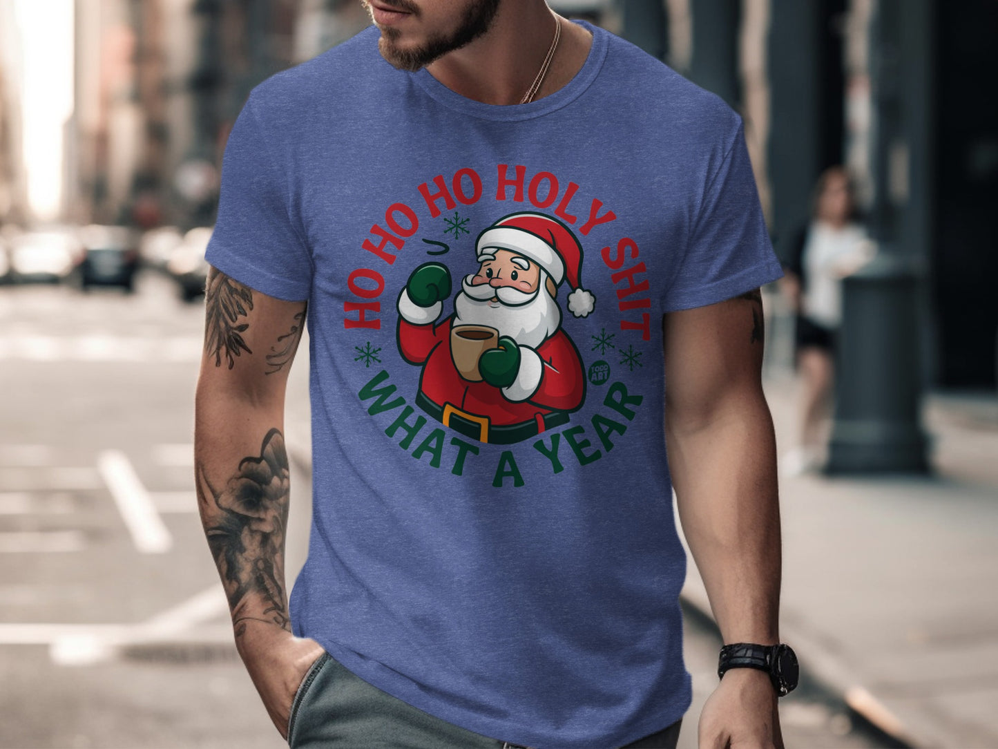 Santa Claus Ho Ho Holy Shit What A Year shirt product