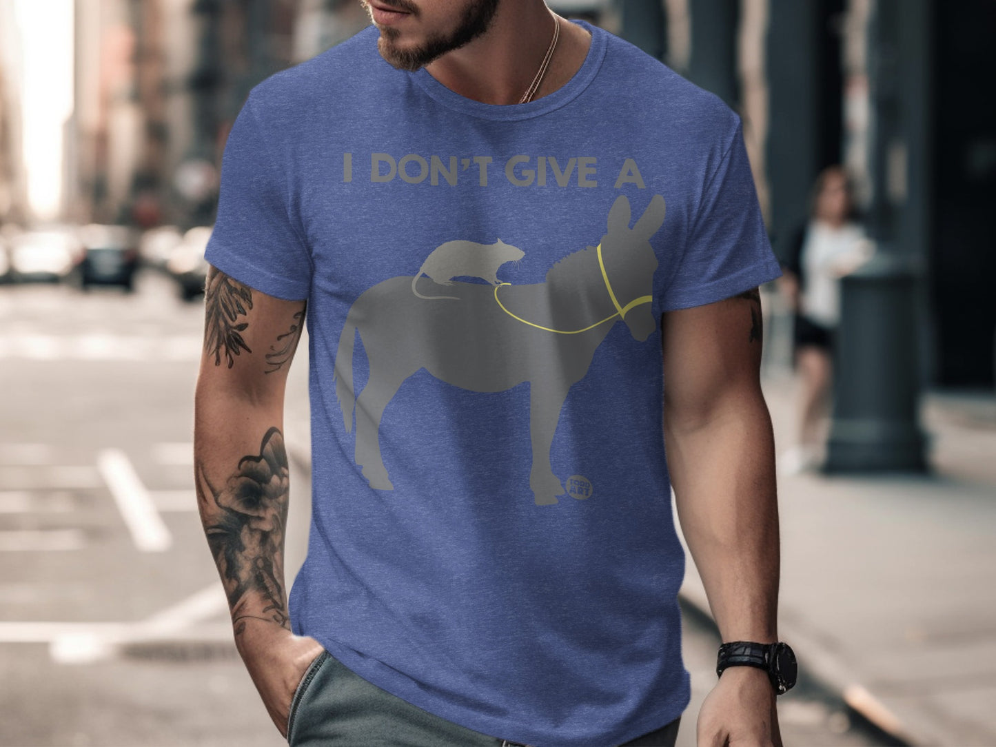 I Don't Give A Funny Donkey Graphic T-shirt product