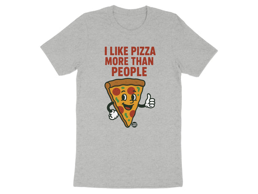 I Like Pizza More Than People Graphic Tee product