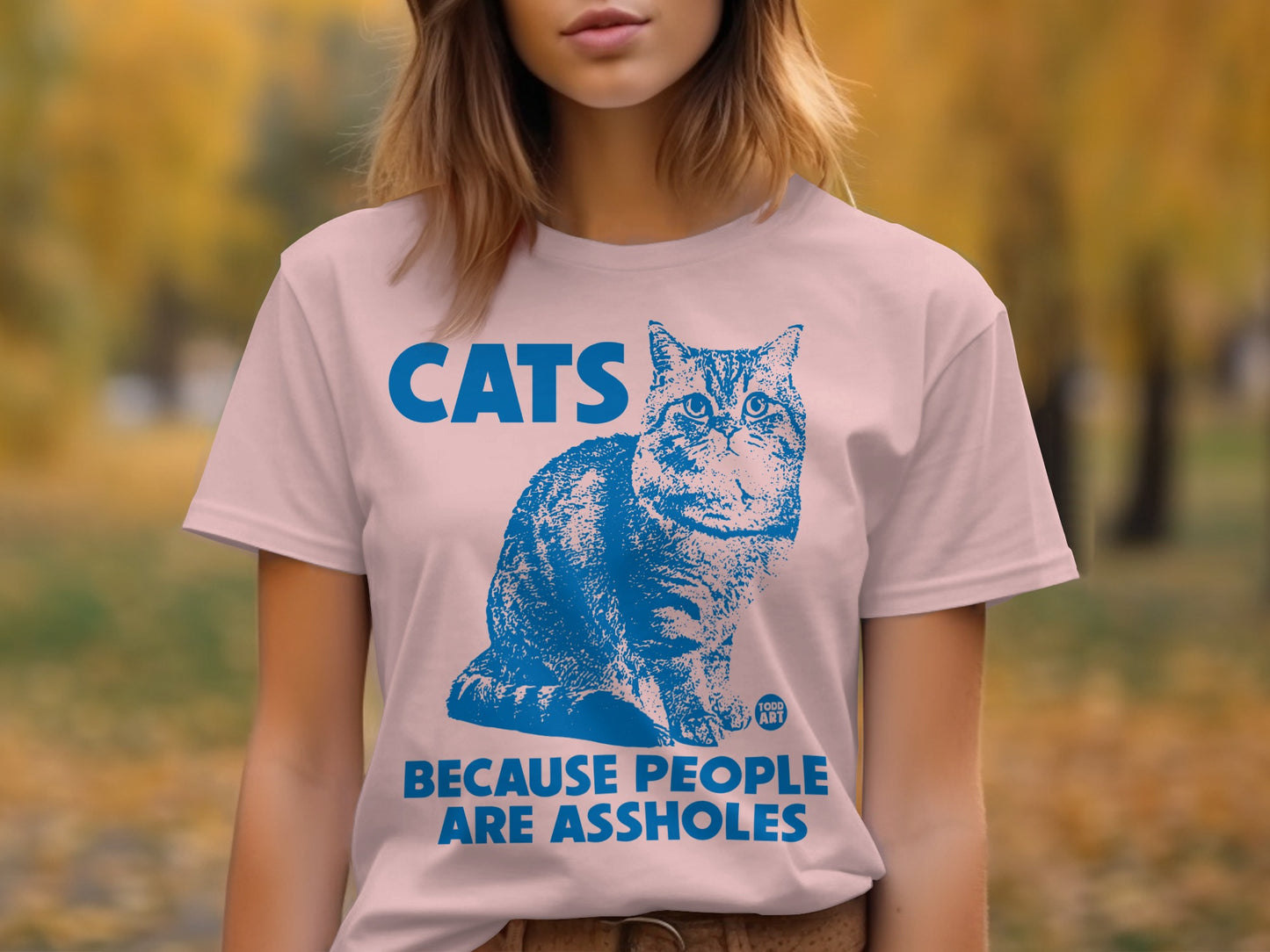 Cats Because People Are Assholes T-shirt product type