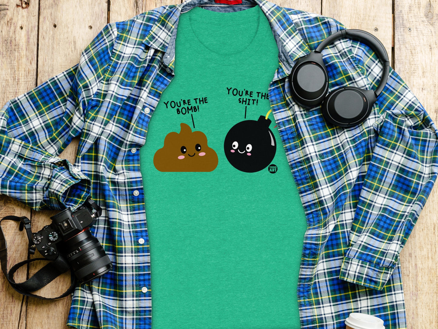 You're The Bomb You're The Shit Graphic Tee