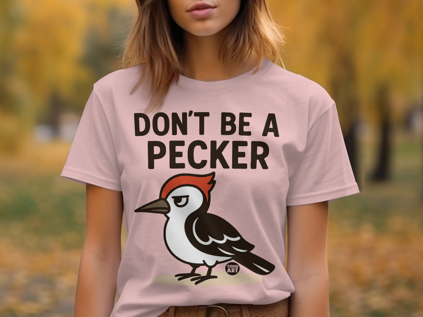Don't Be a Pecker Funny Graphic T-shirt product type