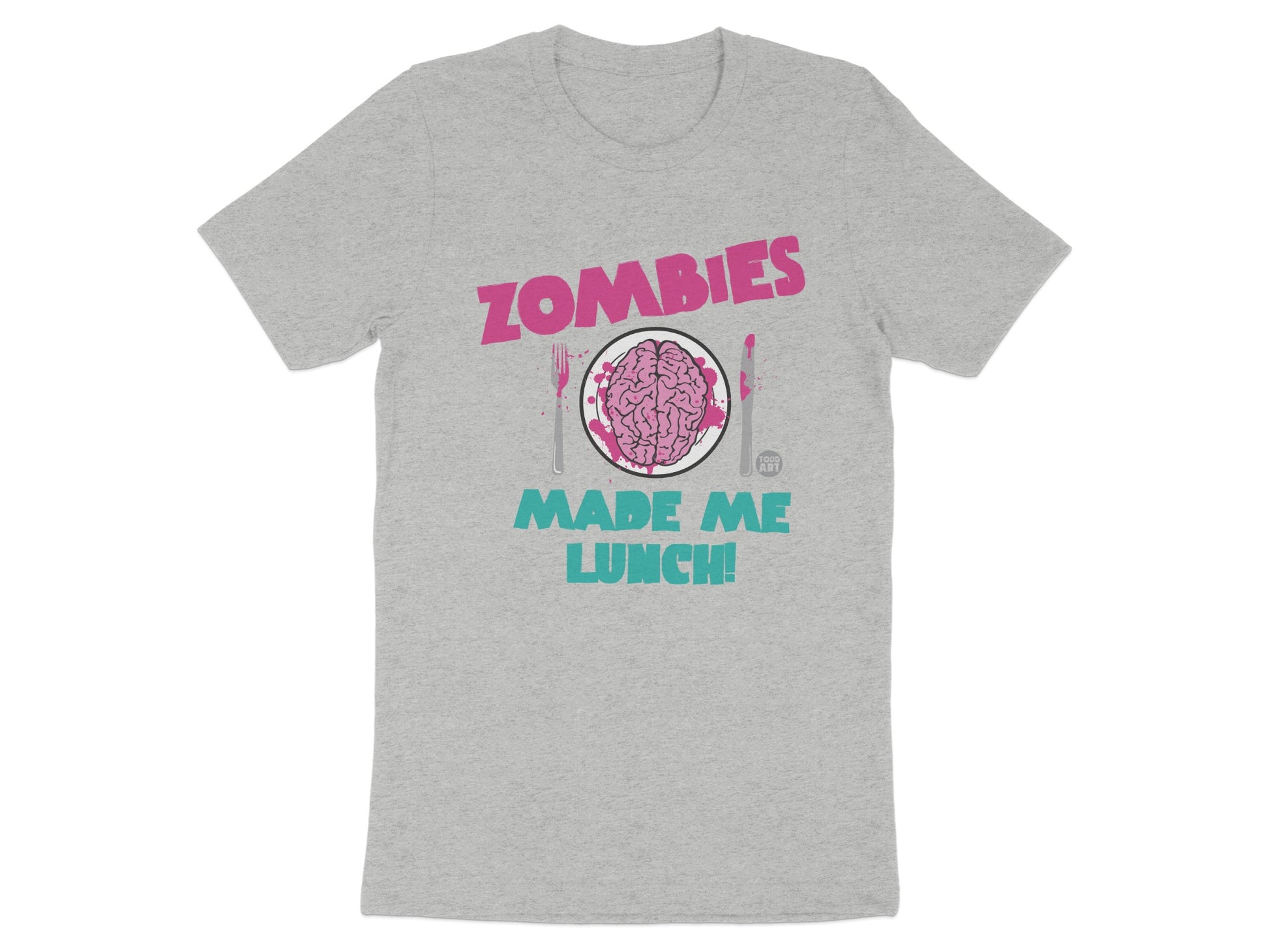 Zombies Made Me Lunch Graphic T-shirt