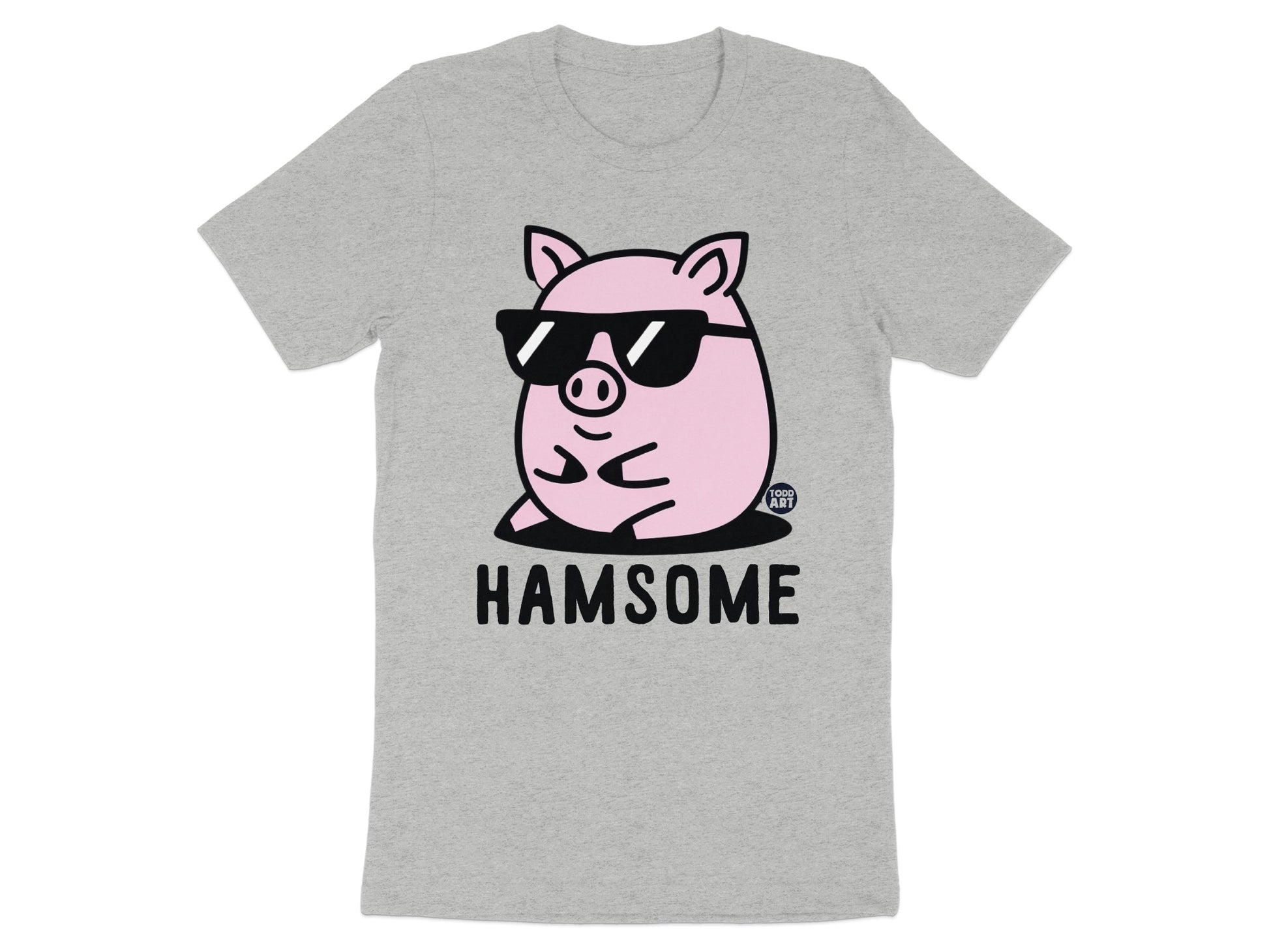 Fun Graphic Pig Wearing Sunglasses T-Shirt