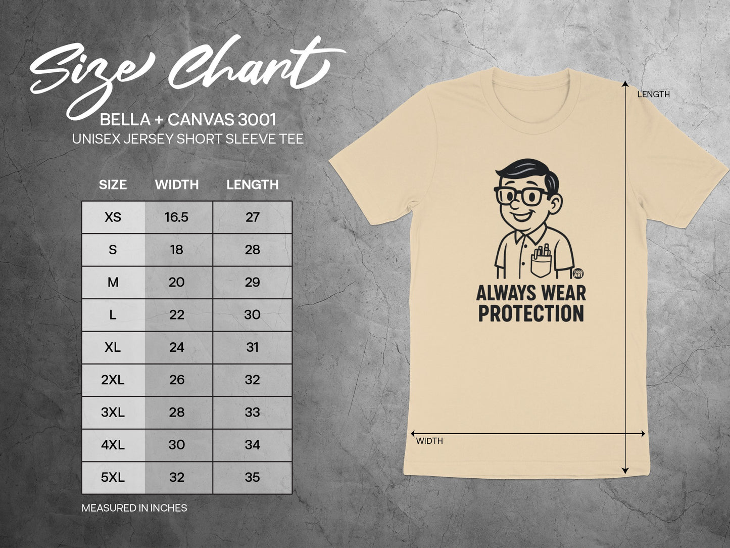 Always Wear Protection Unisex Jersey Short Sleeve Tee product