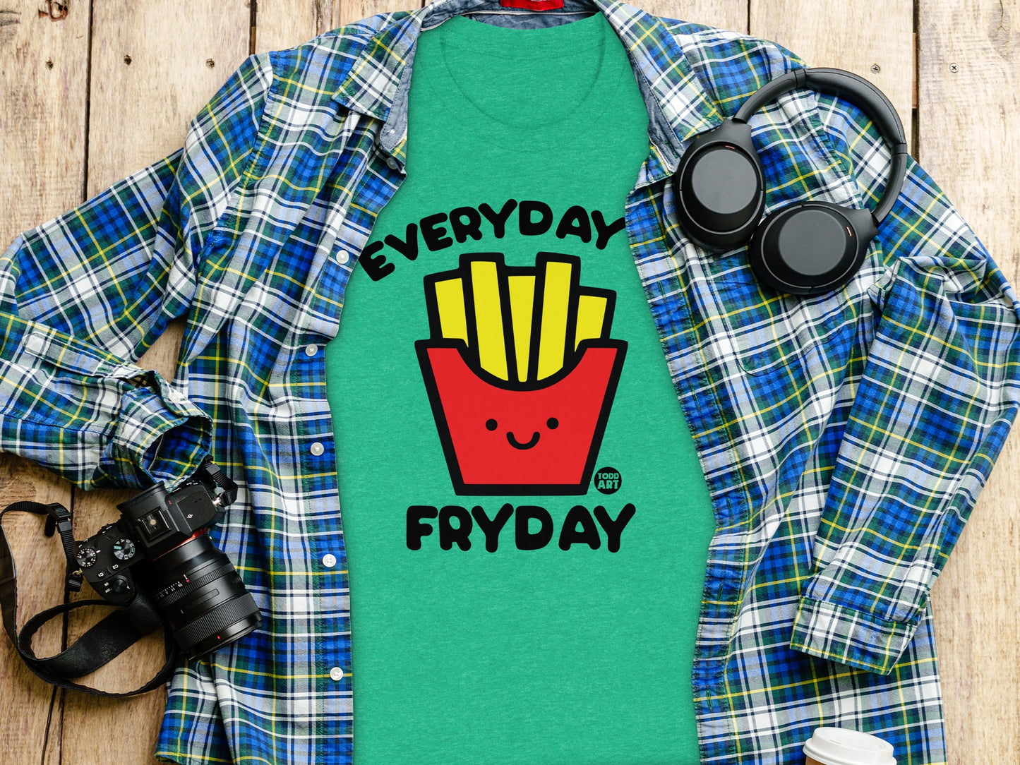 Everyday Fryday Cute French Fries T-Shirt Product