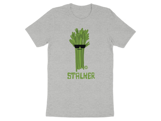 Funny Celery Stalker Graphic Print T-Shirt