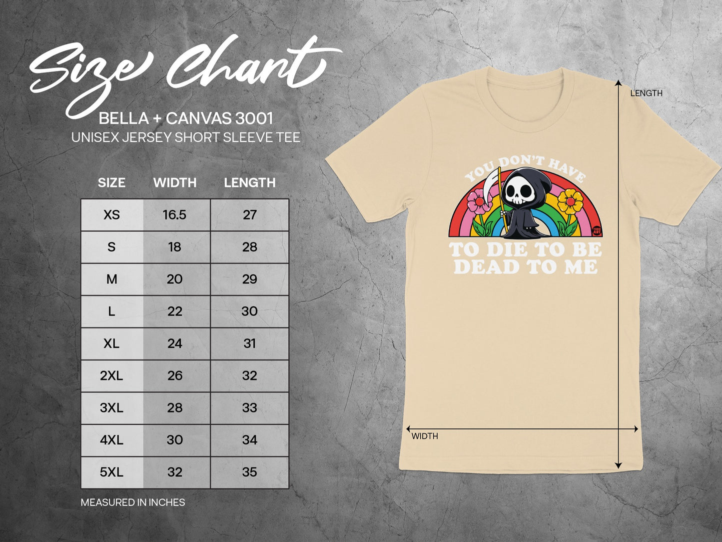 You Don't Have To Die To Be Dead To Me Tee