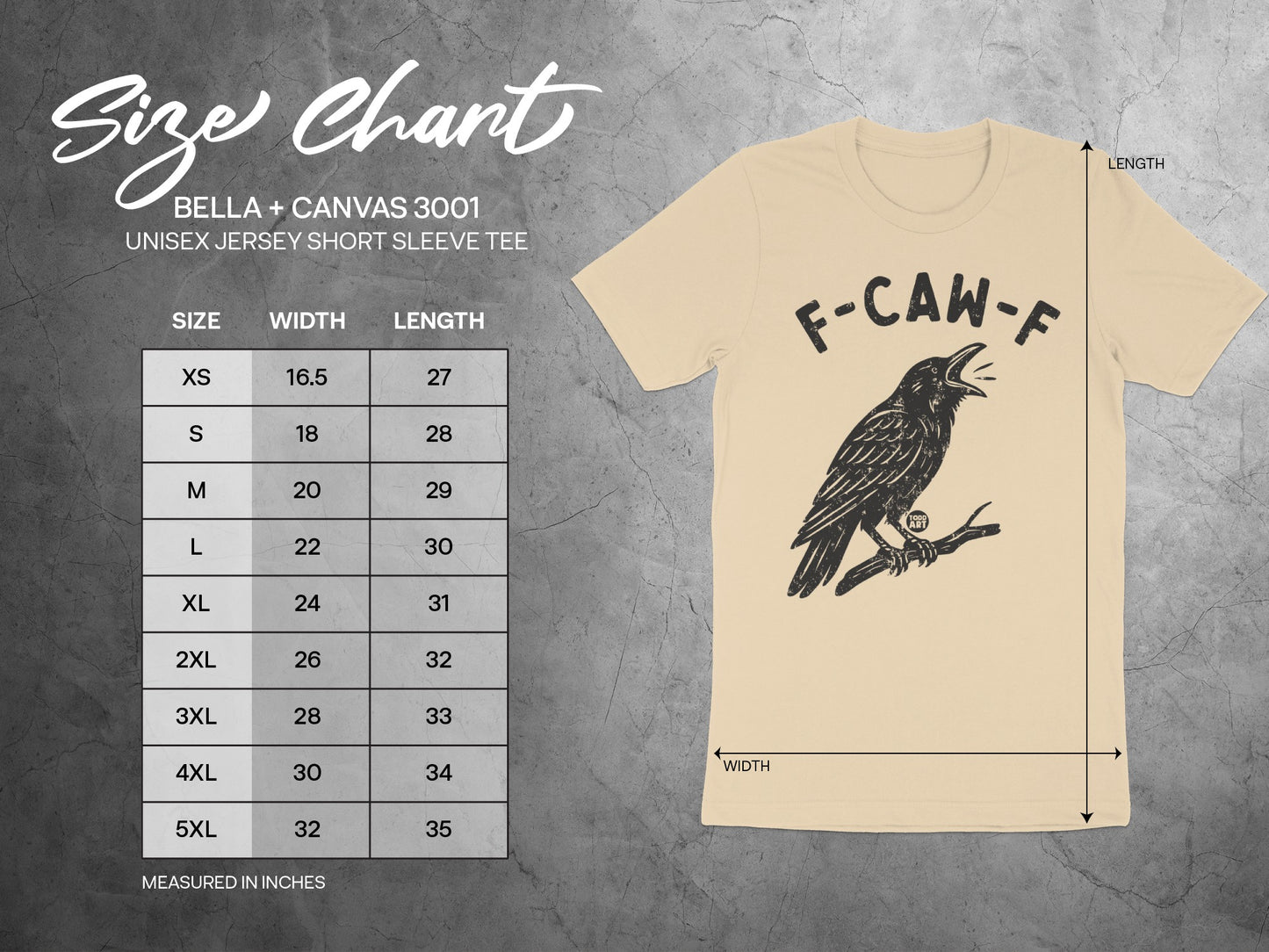 F-CAW-F Graphic Design Unisex Short Sleeve Tee product