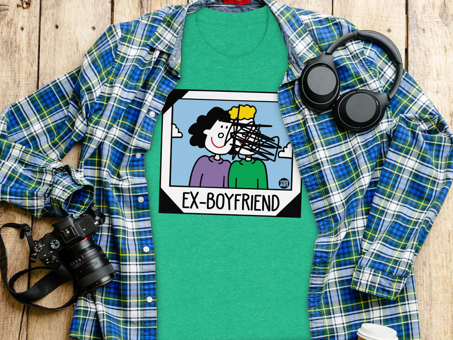 Ex-Boyfriend Funny Graphic T-Shirt humorous product type