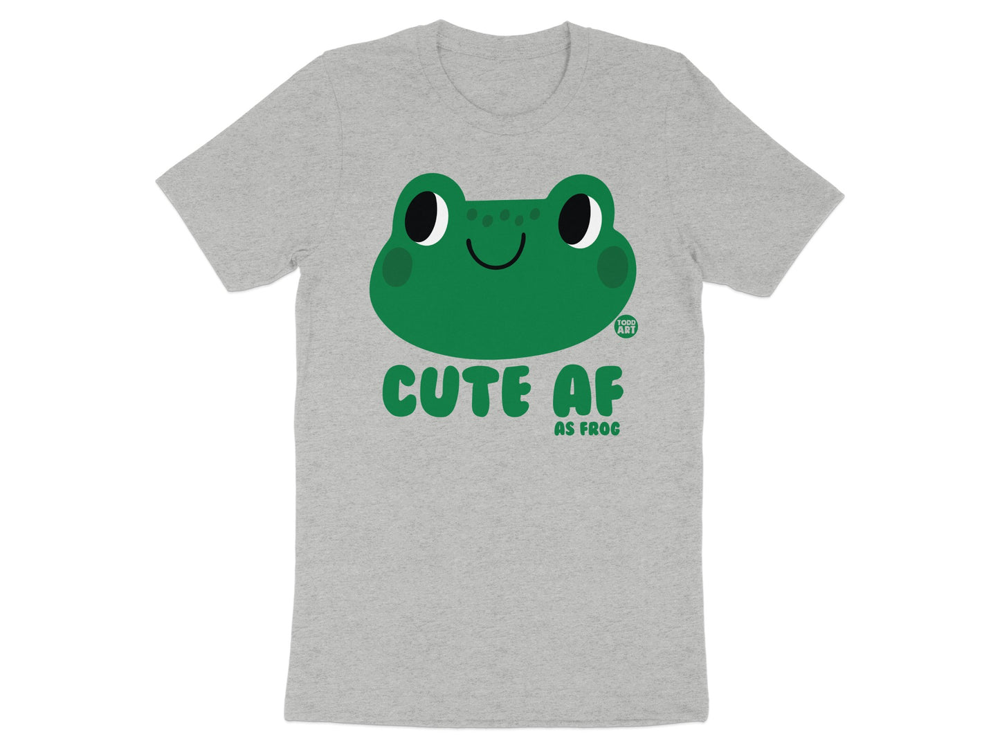 Cute AF As Frog Graphic Tee Shirt Frog product