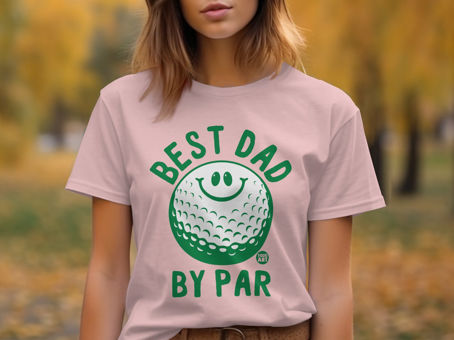 Best Dad By Par Graphic Tee Gift T-shirt product type