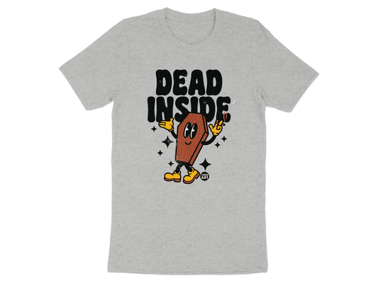 Dead Inside Cartoon Character Graphic T-Shirt