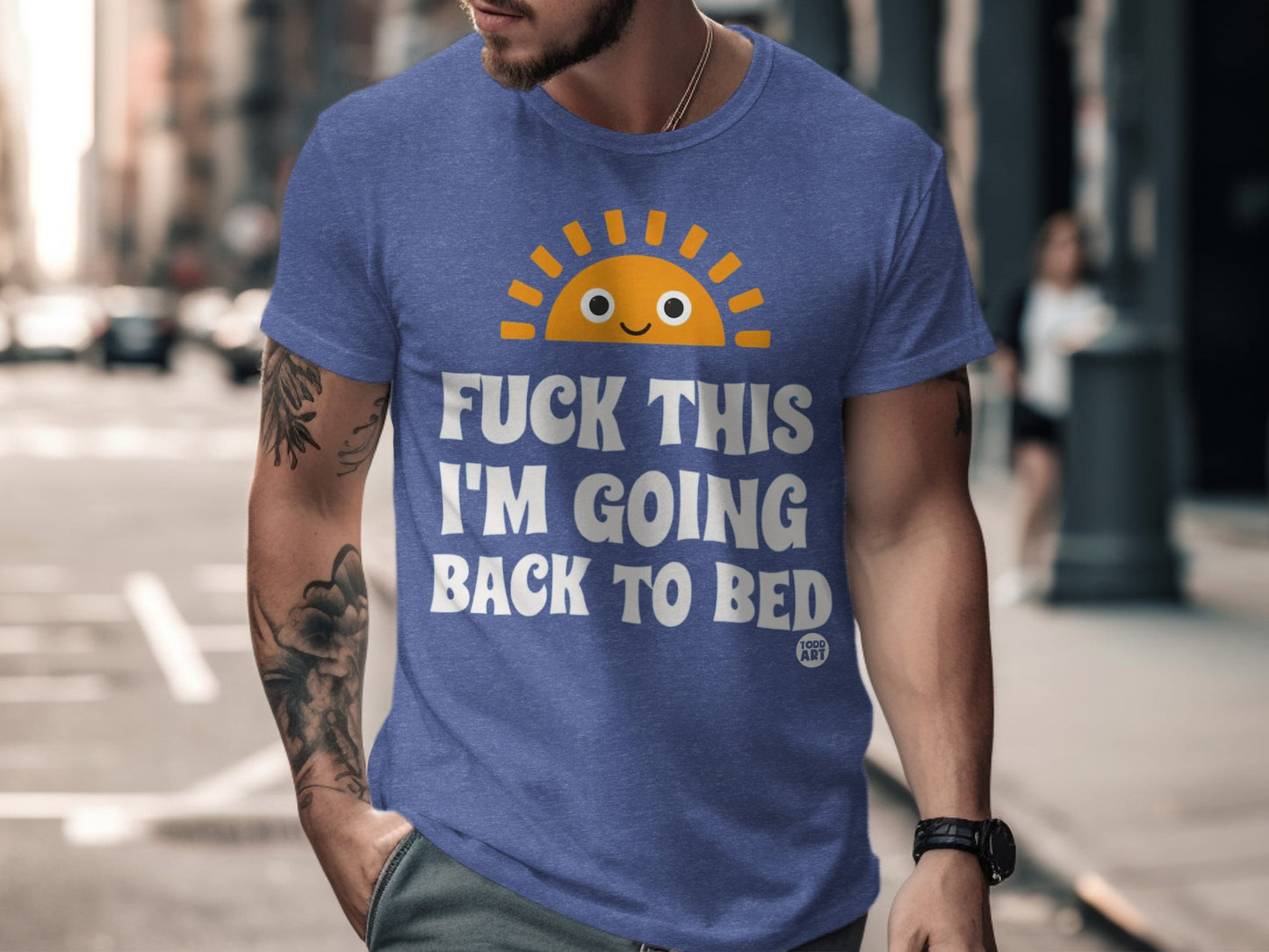 Fuck This I'm Going Back To Bed graphic shirt product