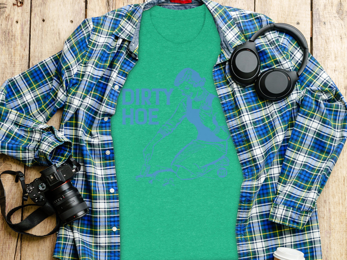 Dirt Hoe Graphic Shirt with Funny Gardening Design