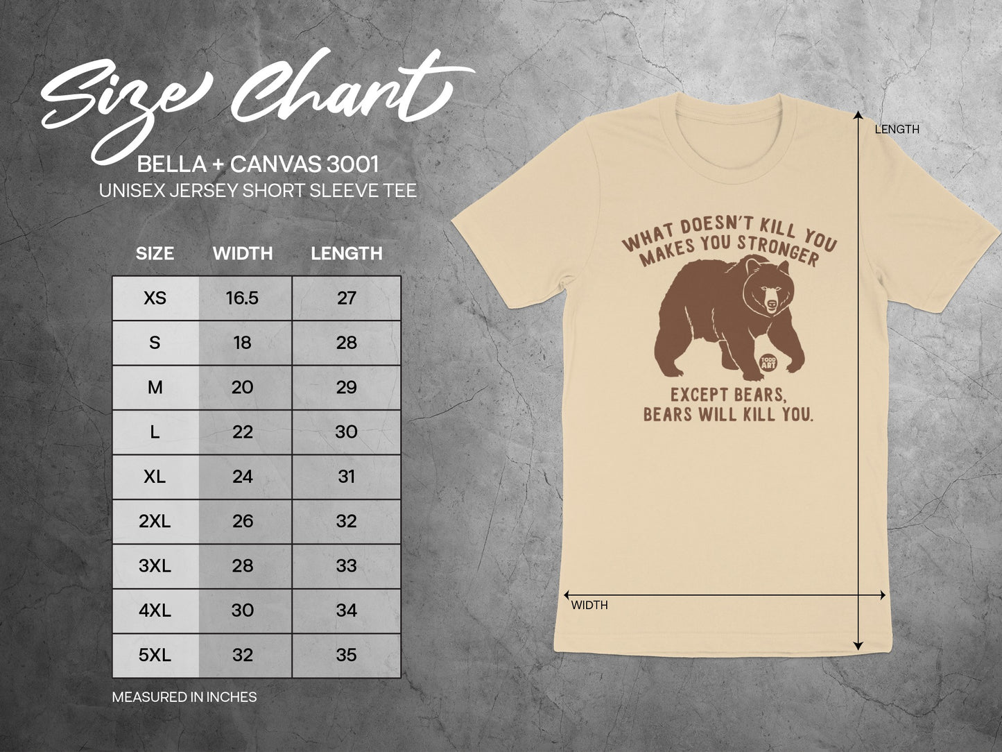 What Doesn't Kill You Makes You Stronger Bears T-Shirt product