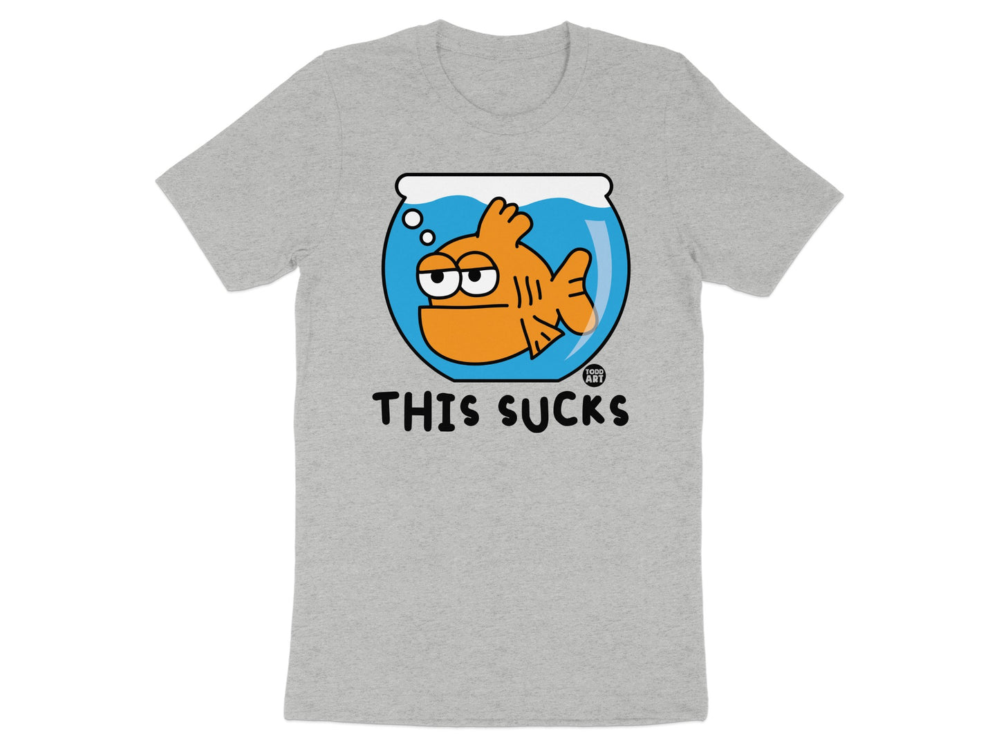 This Sucks Fish in Bowl Graphic T-Shirt product type