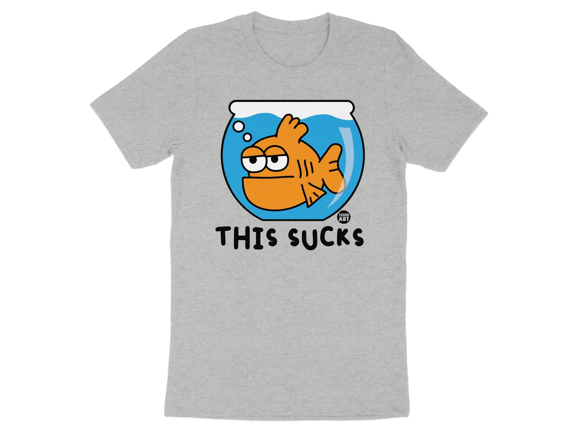 This Sucks Fish in Bowl Graphic T-Shirt product type