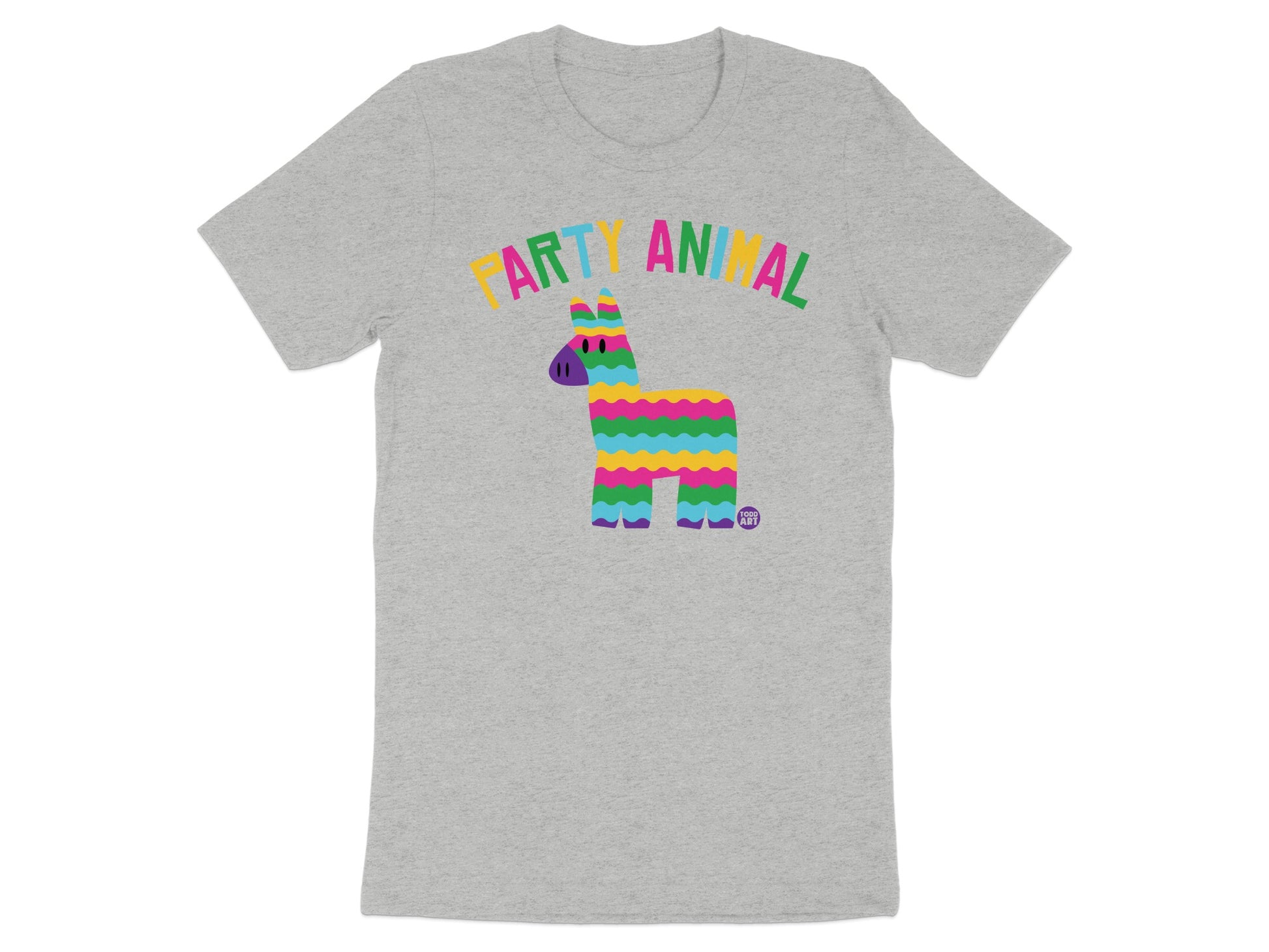 Party Animal Vibrant Colorful Pinata Graphic T-shirt product