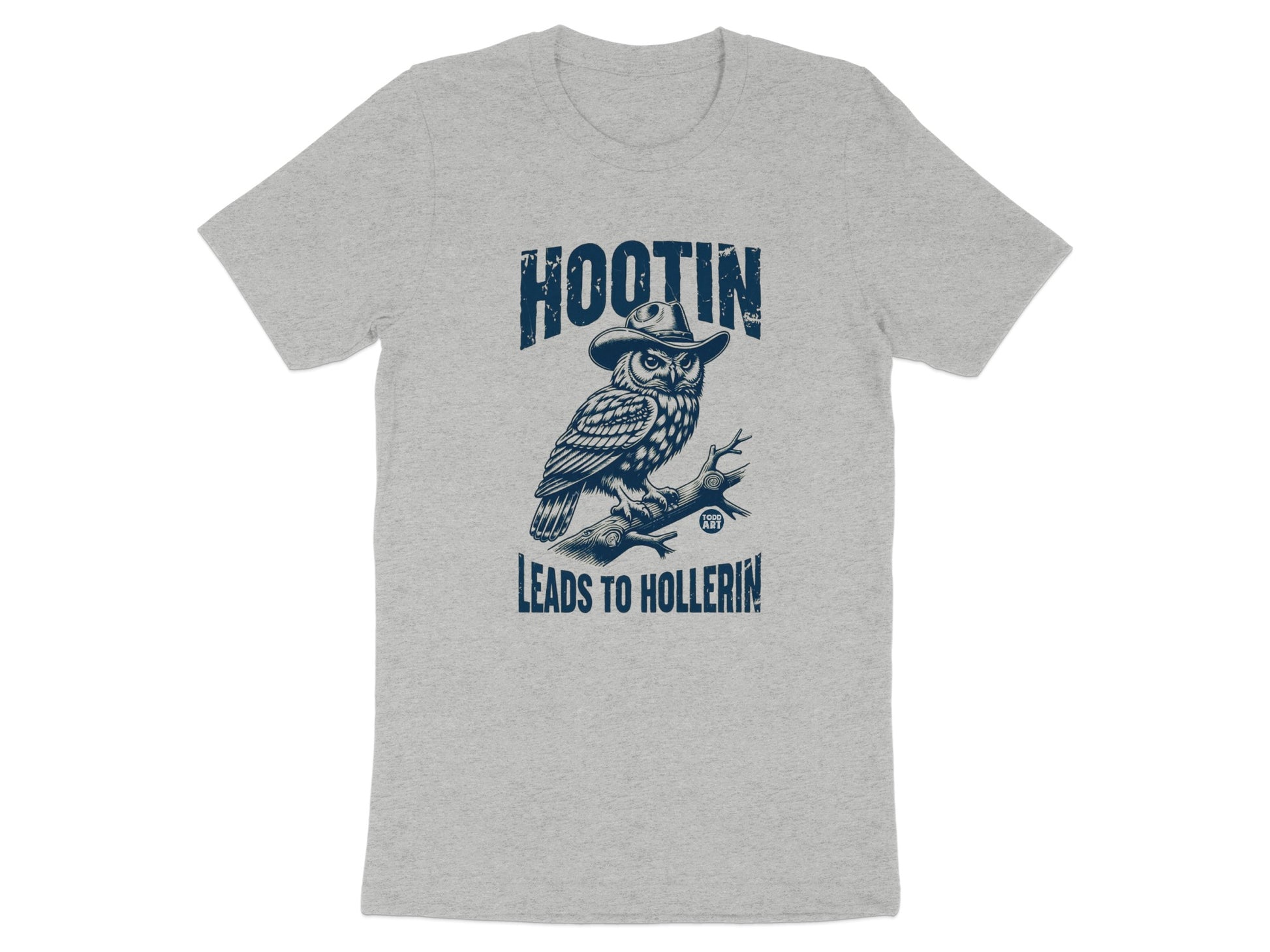 Hootin Leads to Hollerin Owl Design T-shirt product