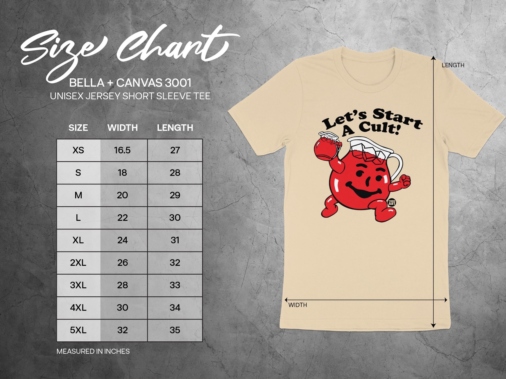 Funny Let's Start A Cult T-Shirt Graphic Design Tee