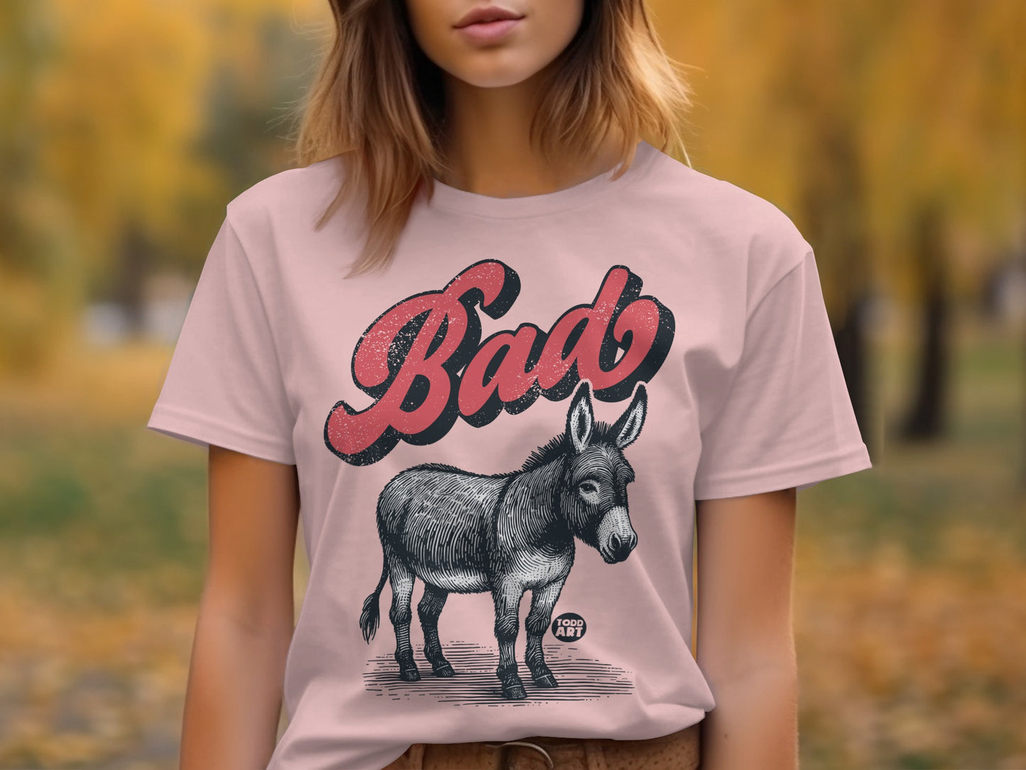Bad Donkey Graphic Print T-Shirt fashion product