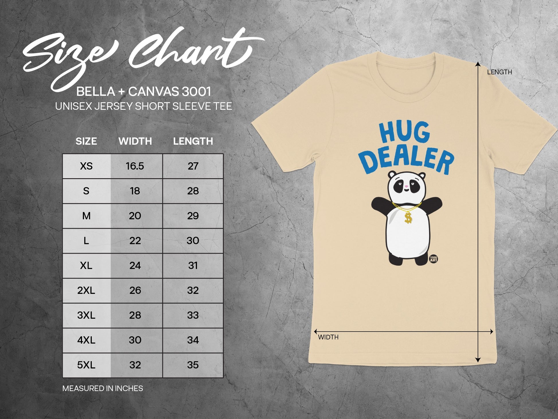 Hug Dealer Cute Panda Unisex T-Shirt product