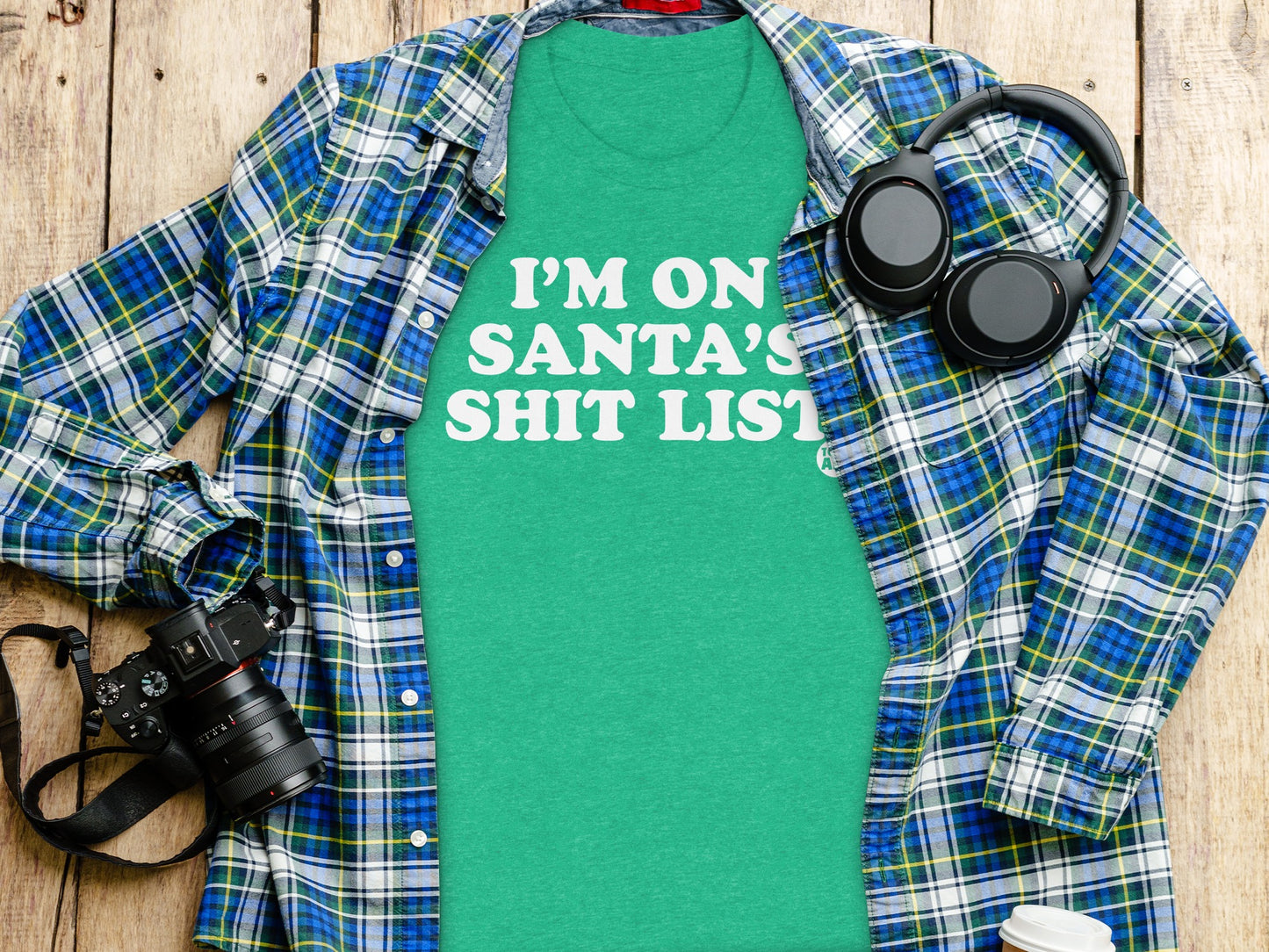 I'm on Santa's Shit List T-shirt product