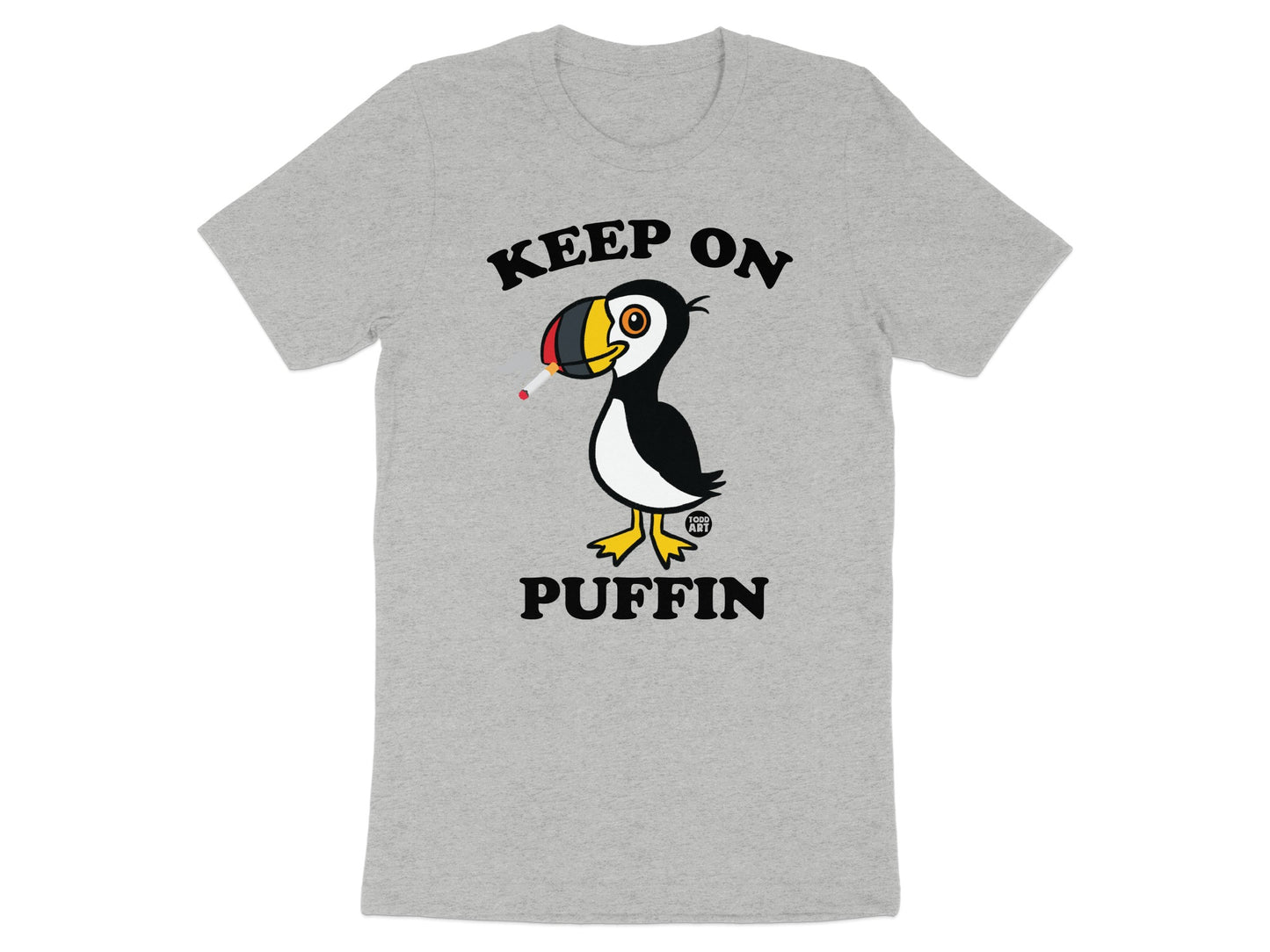 Keep on Puffin Graphic Tee Funny Bird T-Shirt product type