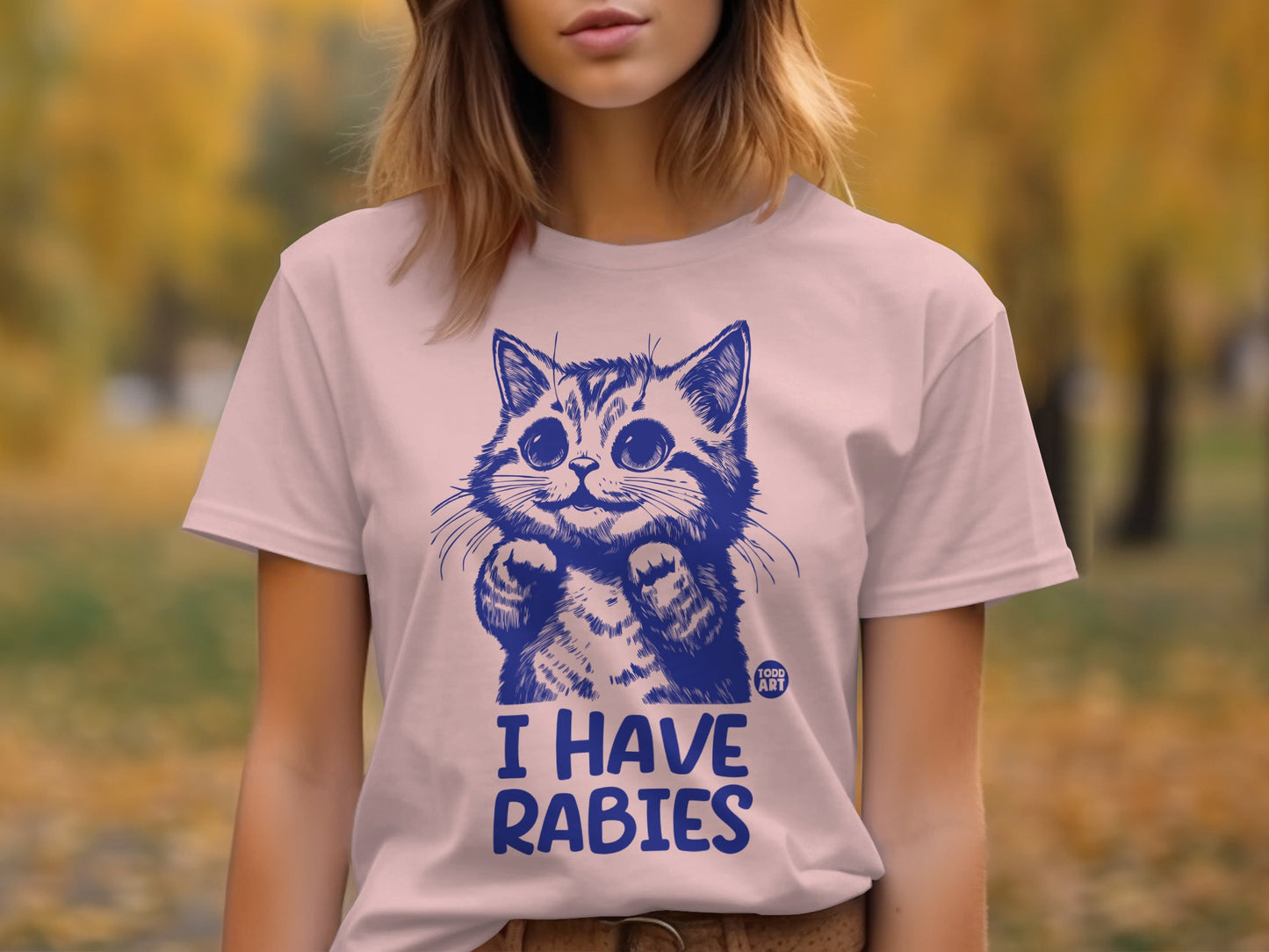 Cute Kitten Funny I Have Rabies T-Shirt product